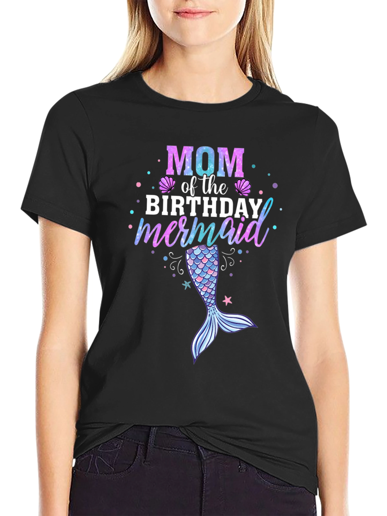 Mom of the Birthday Mermaid T-Shirt