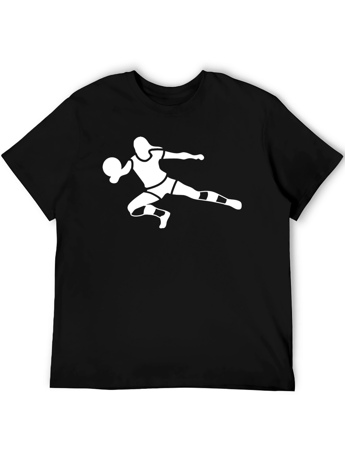 Handball Player Graphic T-Shirt - Sporty Tee