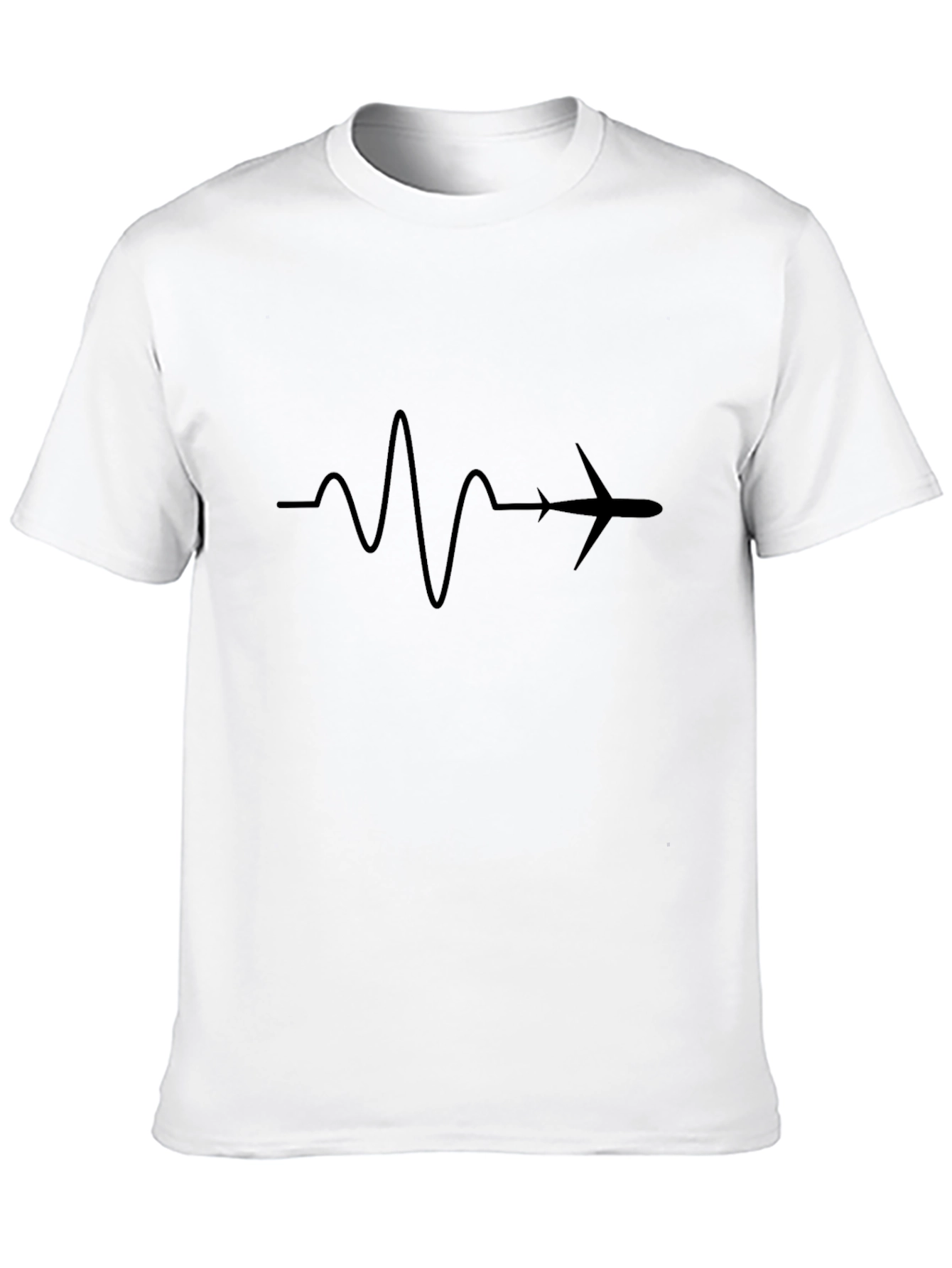 Pilot Heartbeat T-Shirt - Aviation Enthusiast Tee