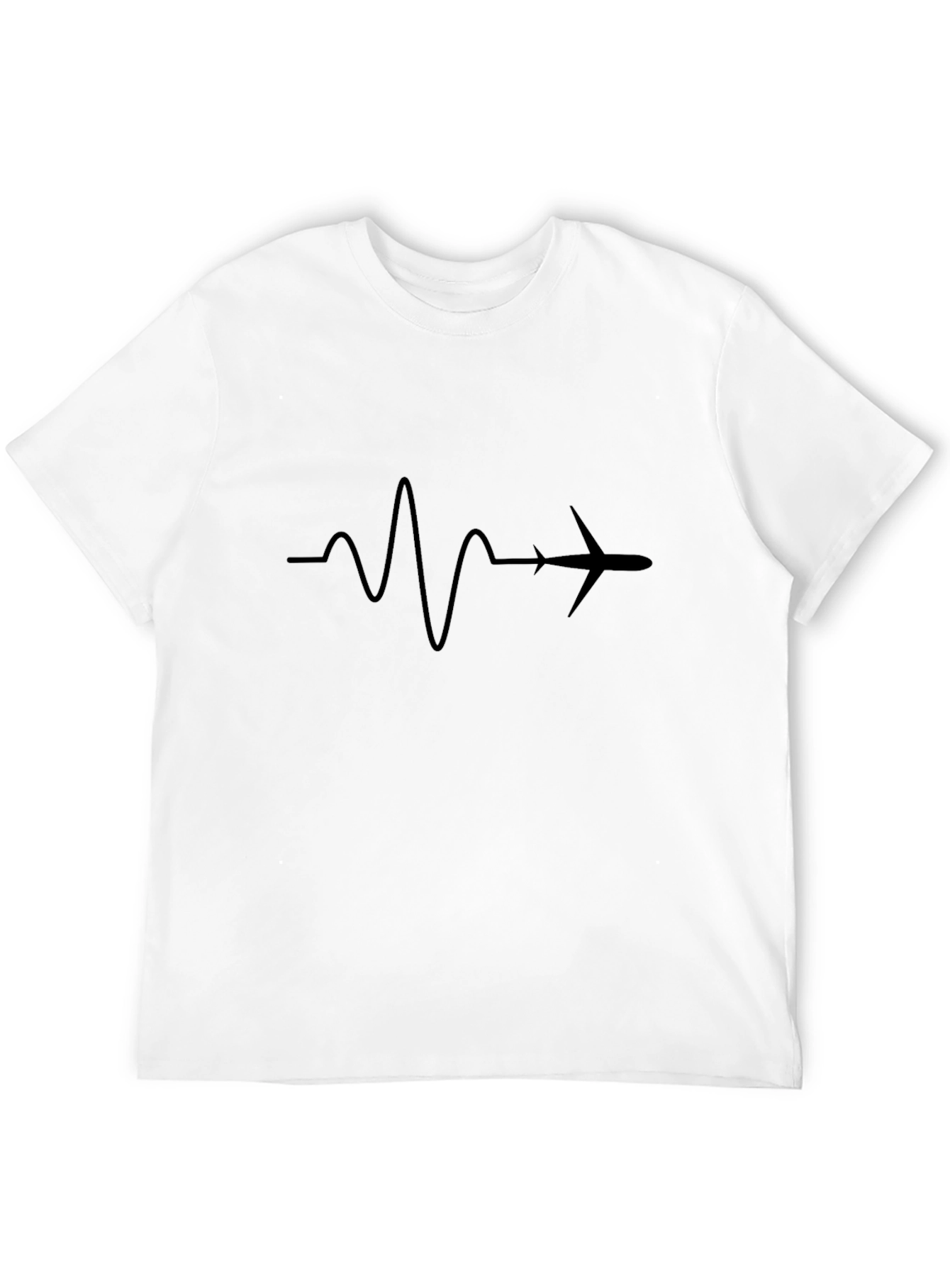 Pilot Heartbeat T-Shirt - Aviation Enthusiast Tee