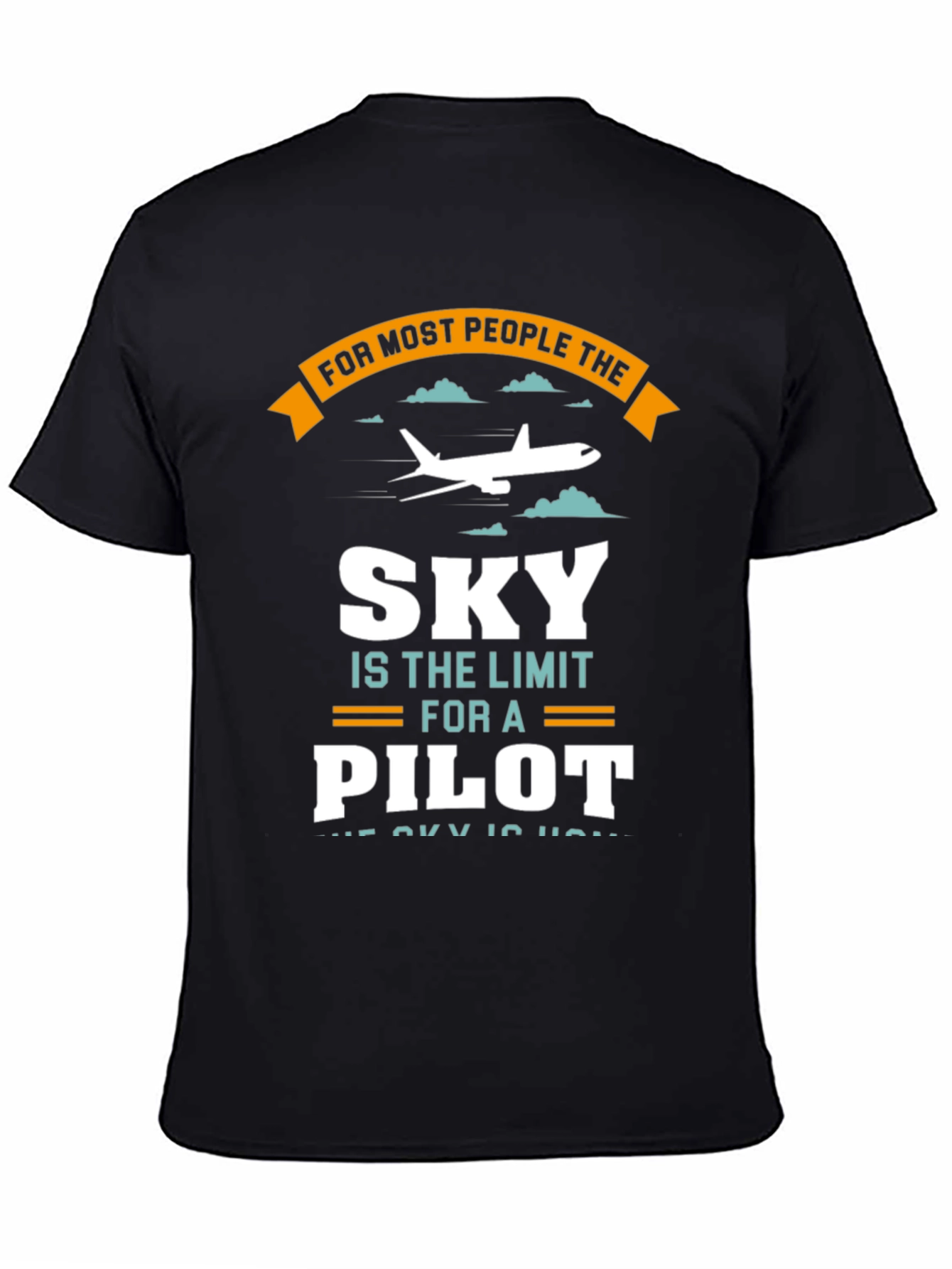 Pilot Sky Limit T-Shirt - Aviation Gift Tee