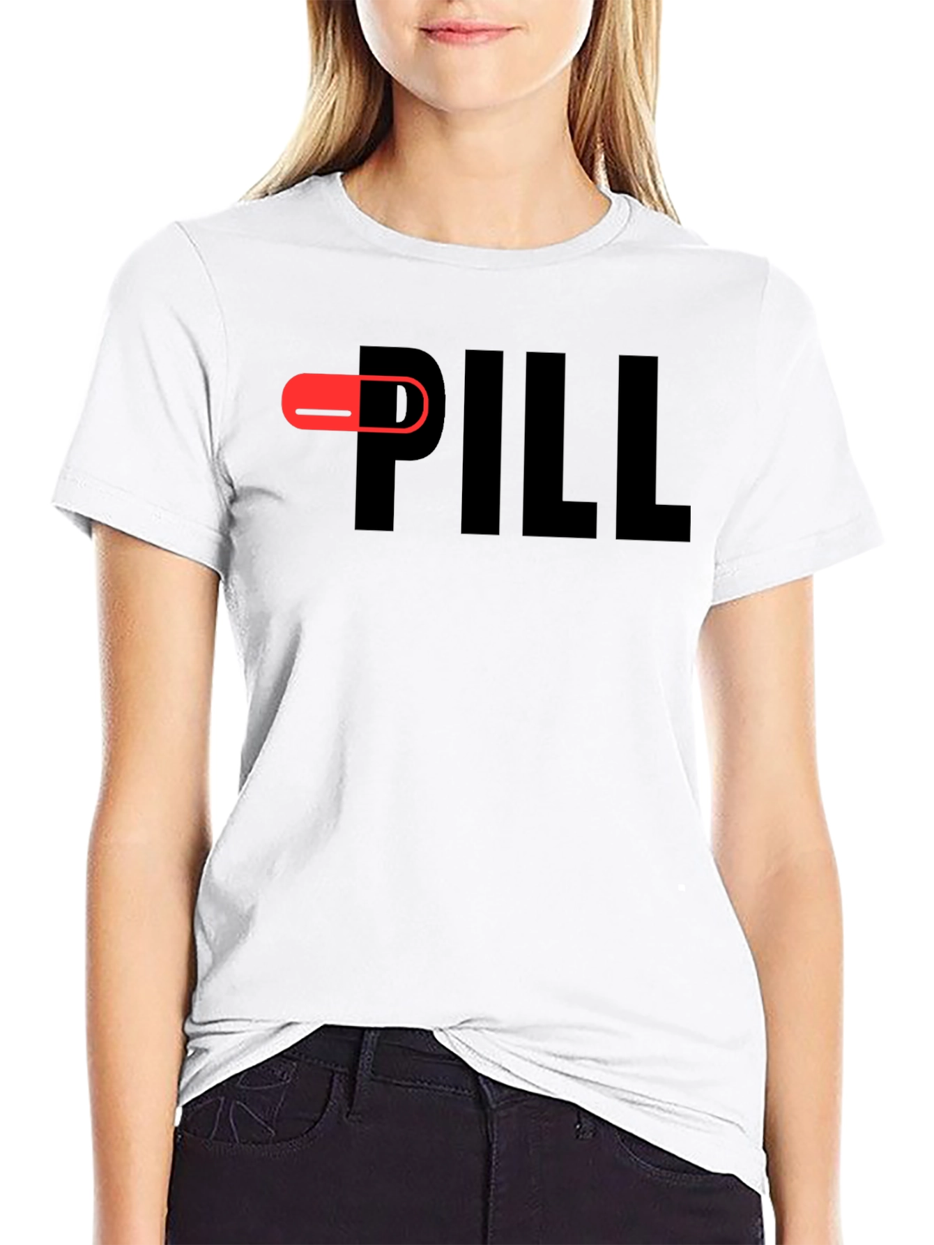 Pill T-Shirt - Bold Graphic Design Casual Wear