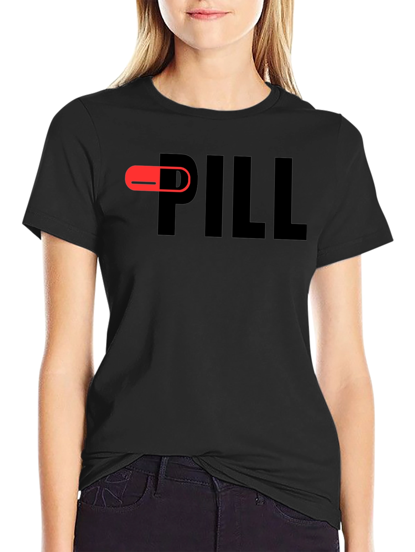 Pill T-Shirt - Bold Graphic Design Casual Wear