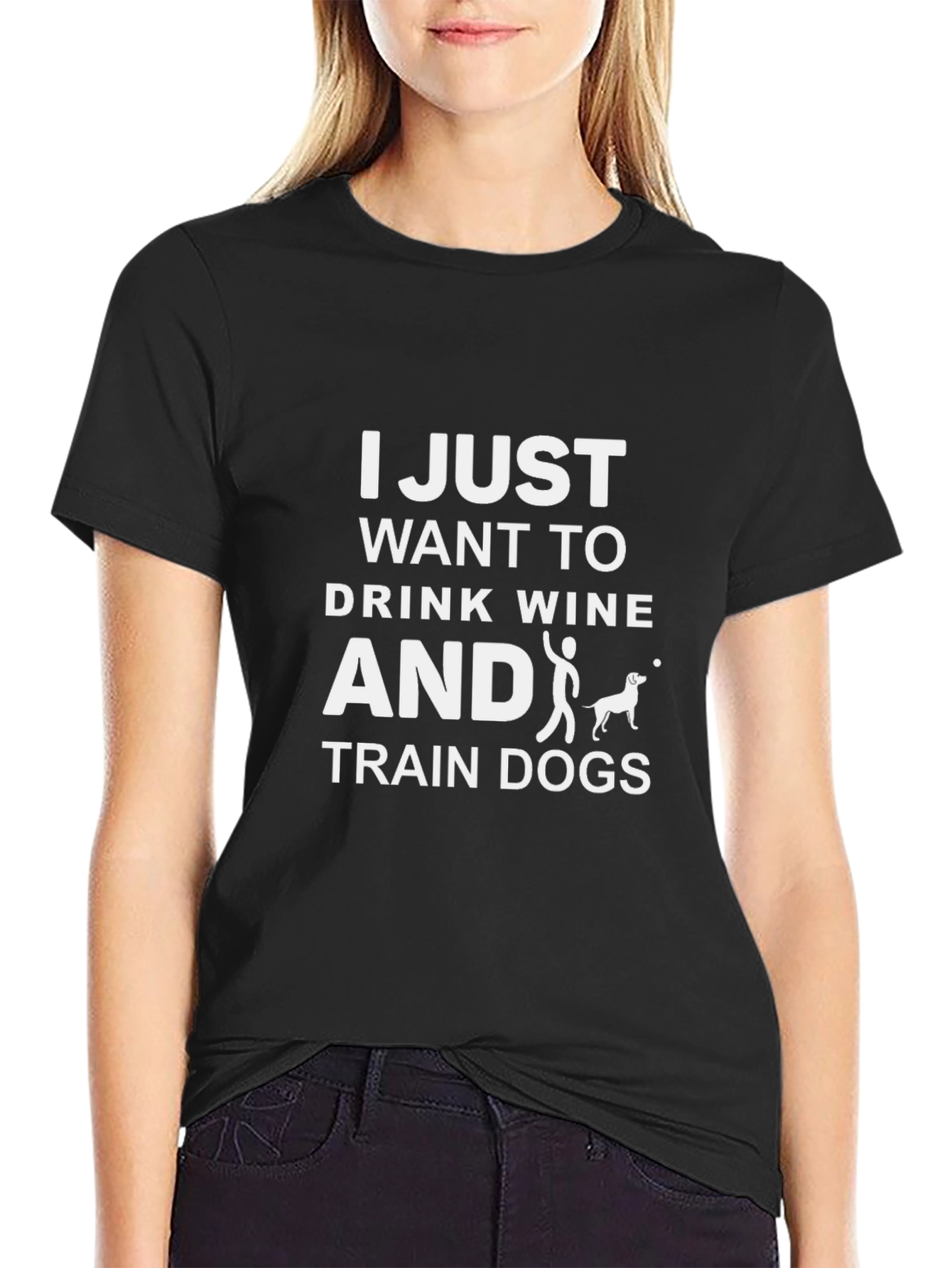Wine & Dog Training Graphic Tee