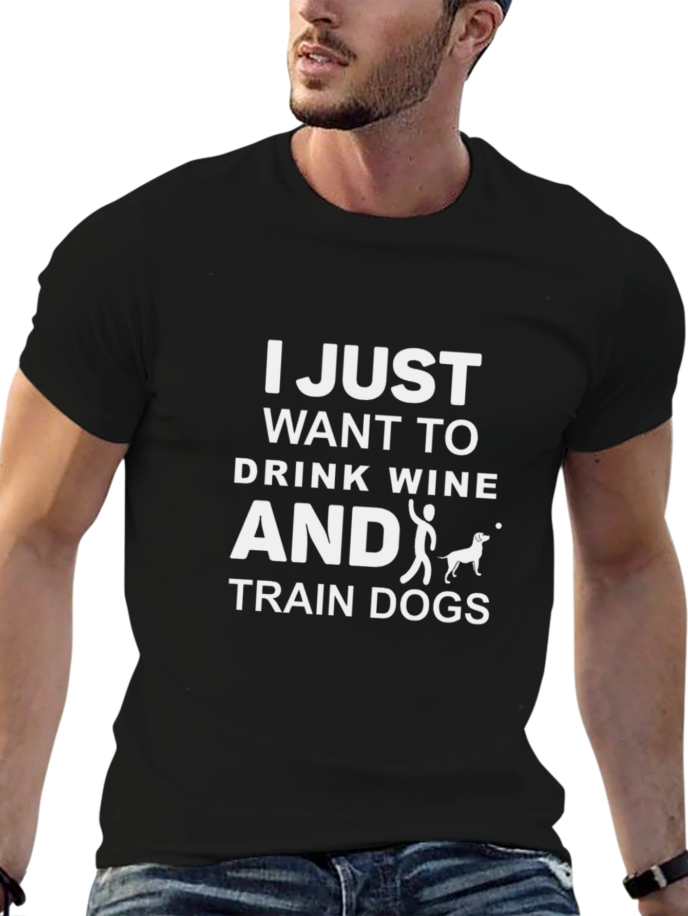 Wine & Dog Training Graphic Tee