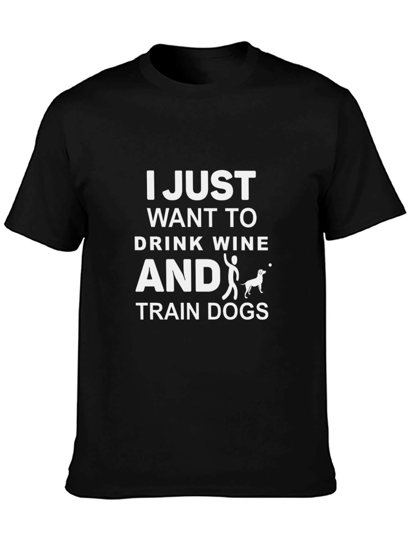 Wine & Dog Training Graphic Tee