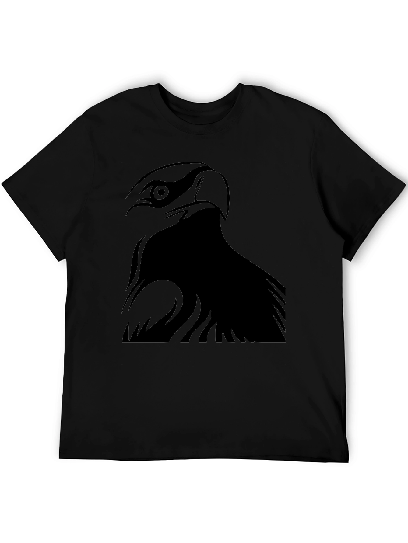 Black Eagle Graphic Tee - Mens Fashion