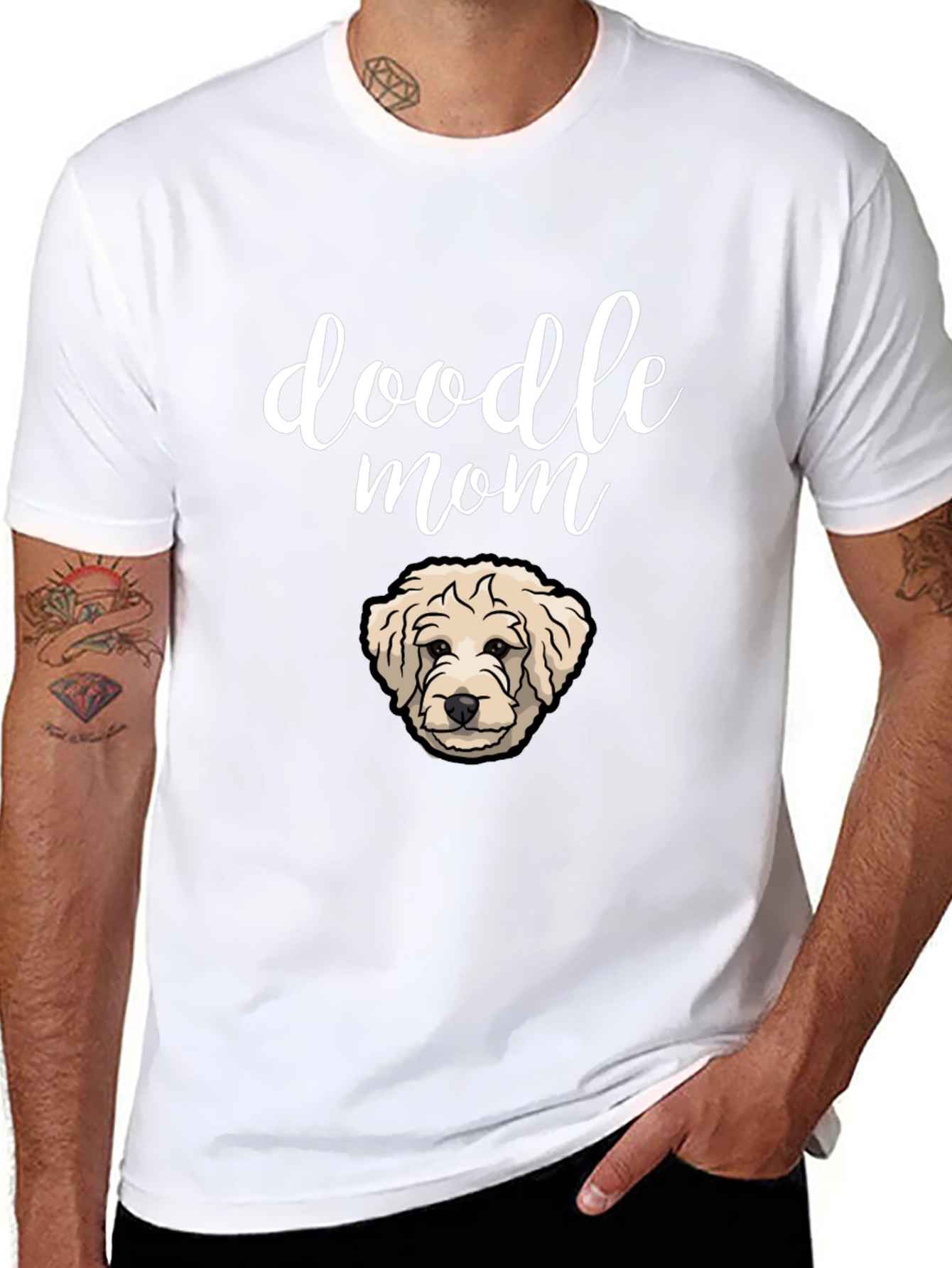 Doodle Mom T-Shirt - Cute Dog Lover Tee
