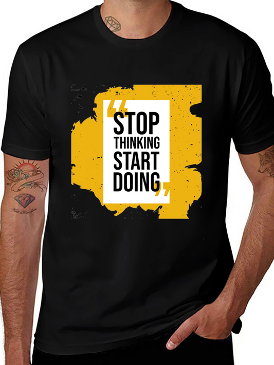 Motivational Graphic Print T-Shirt