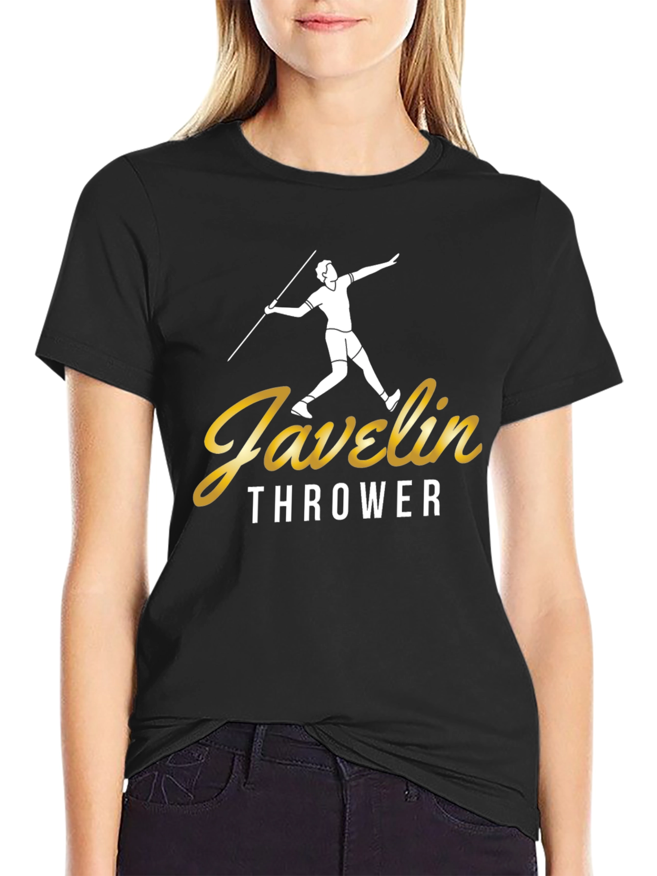 Javelin Thrower Graphic T-Shirt