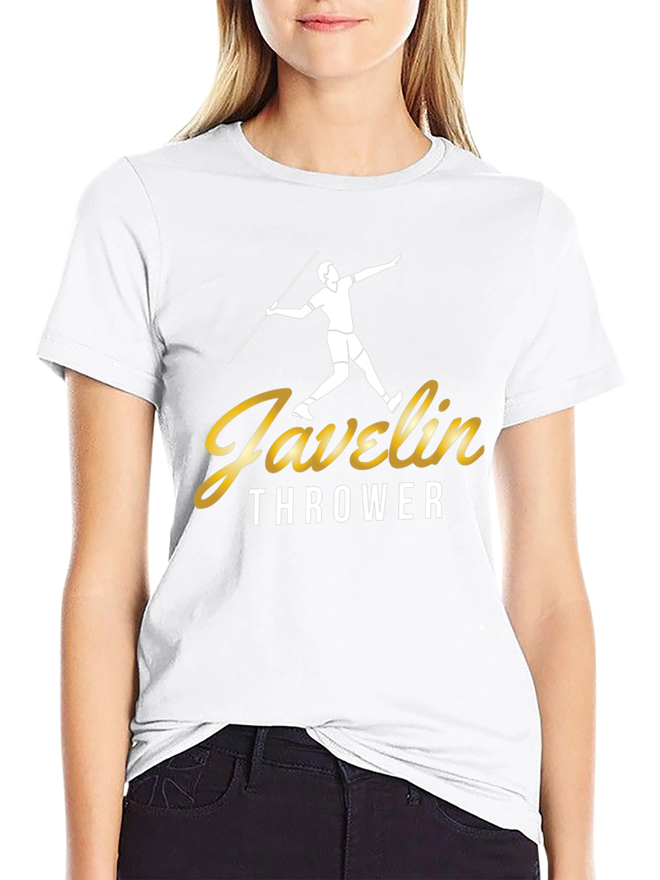 Javelin Thrower Graphic T-Shirt