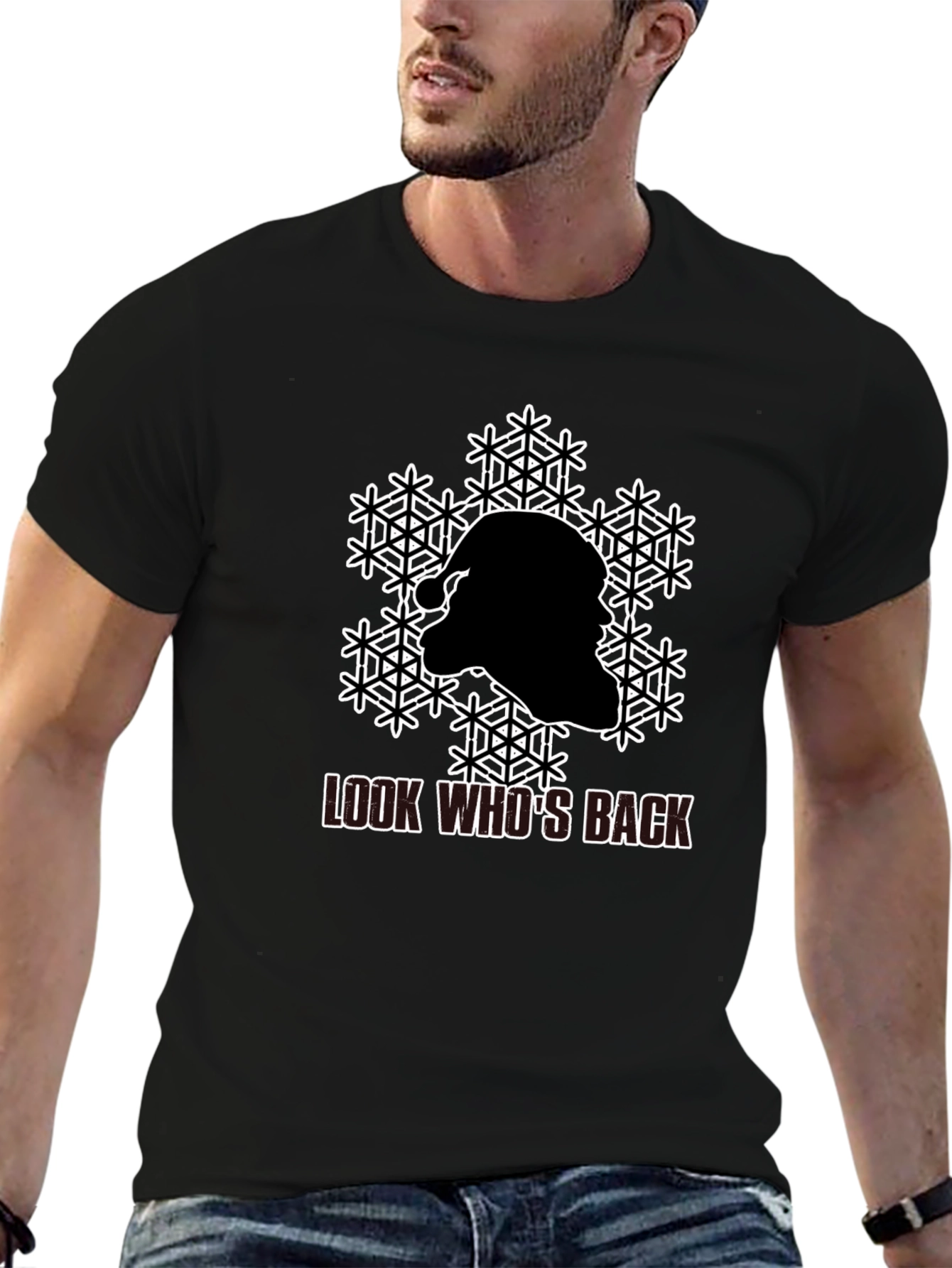Look Whos Back Santa T-Shirt
