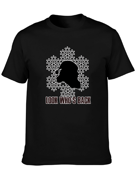 Look Whos Back Santa T-Shirt