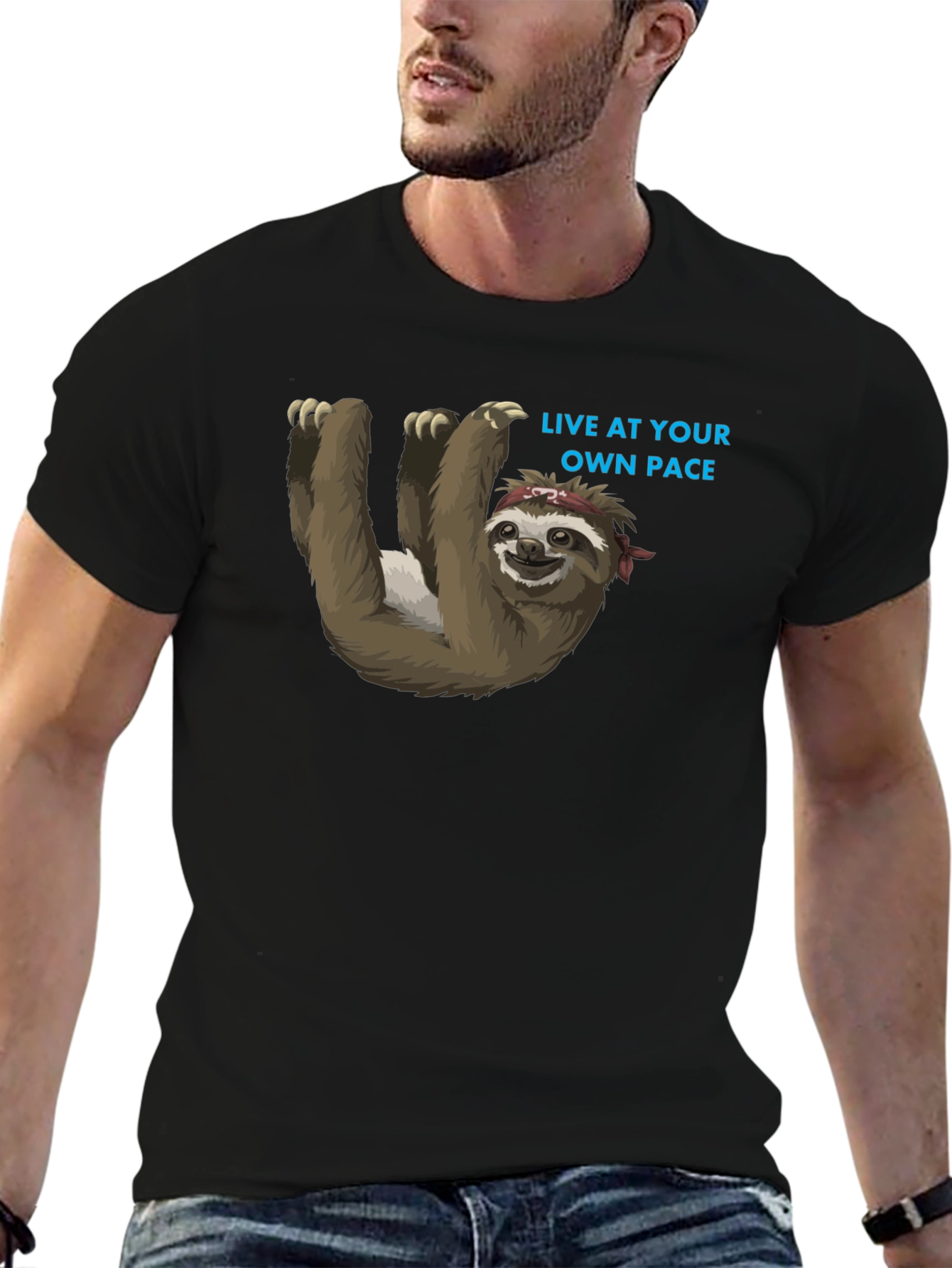 Chill Sloth T-Shirt - Live at Your Own Pace!