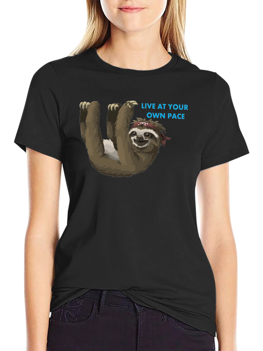 Chill Sloth T-Shirt - Live at Your Own Pace!