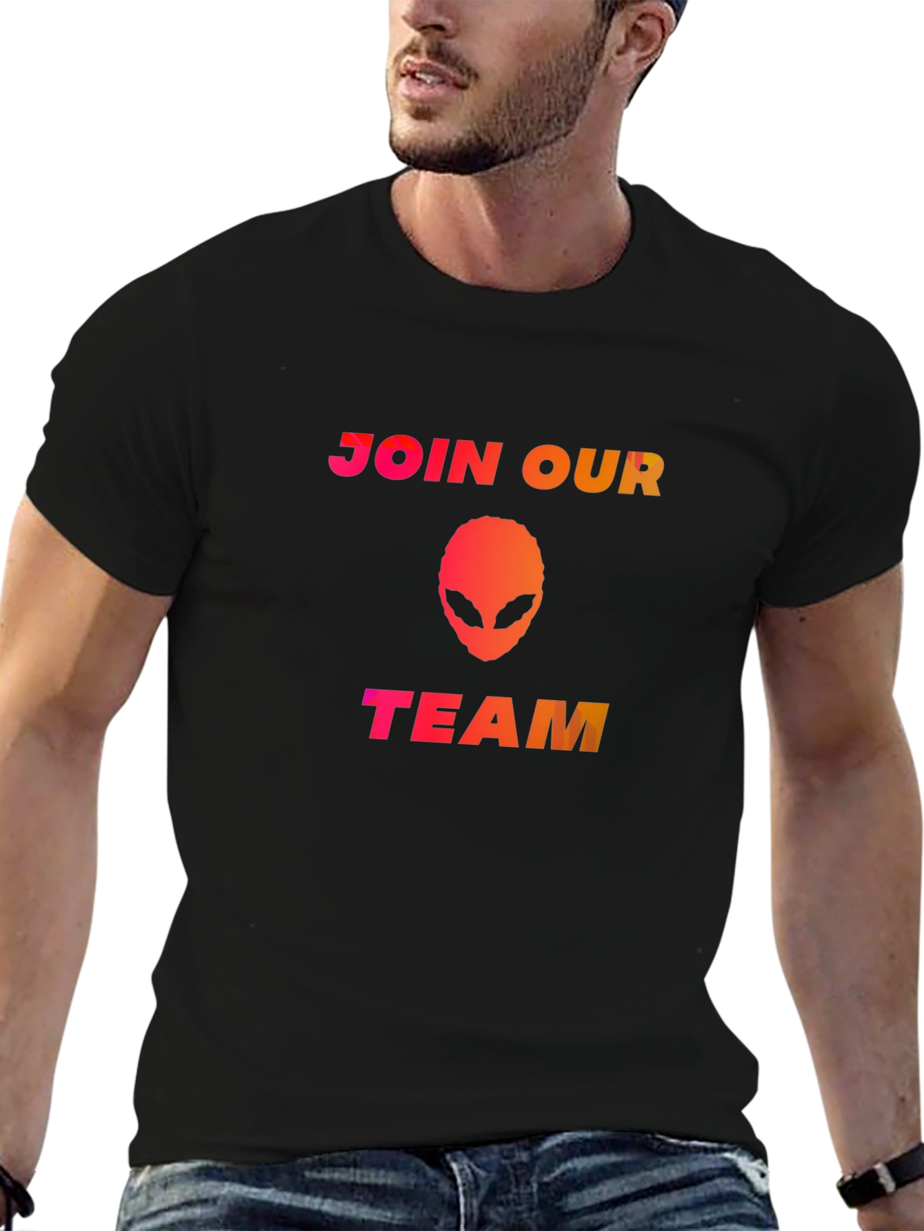 Join Our Team Alien Graphic T-Shirt