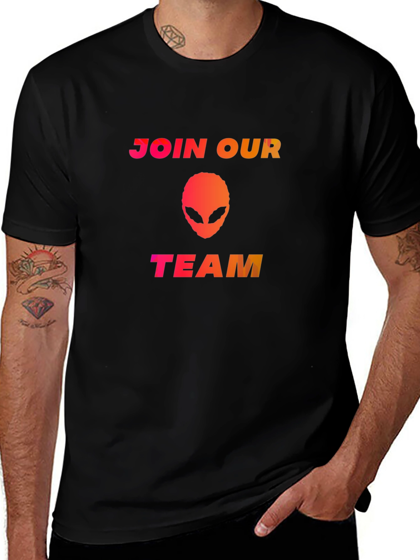 Join Our Team Alien Graphic T-Shirt