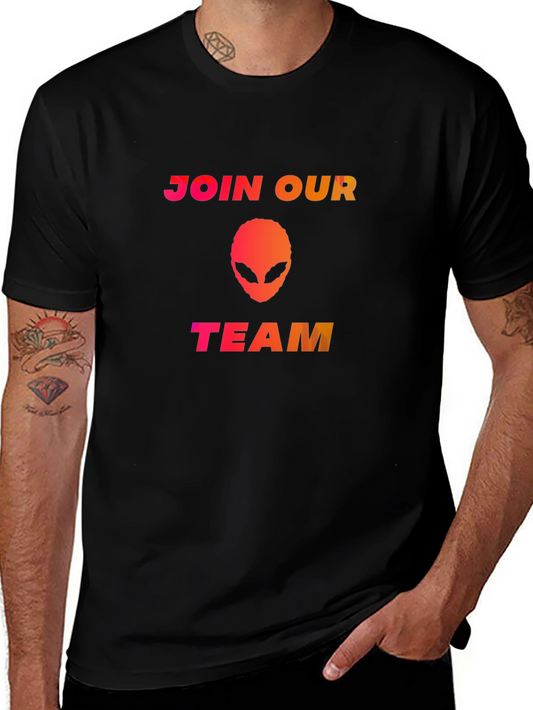 Join Our Team Alien Graphic T-Shirt