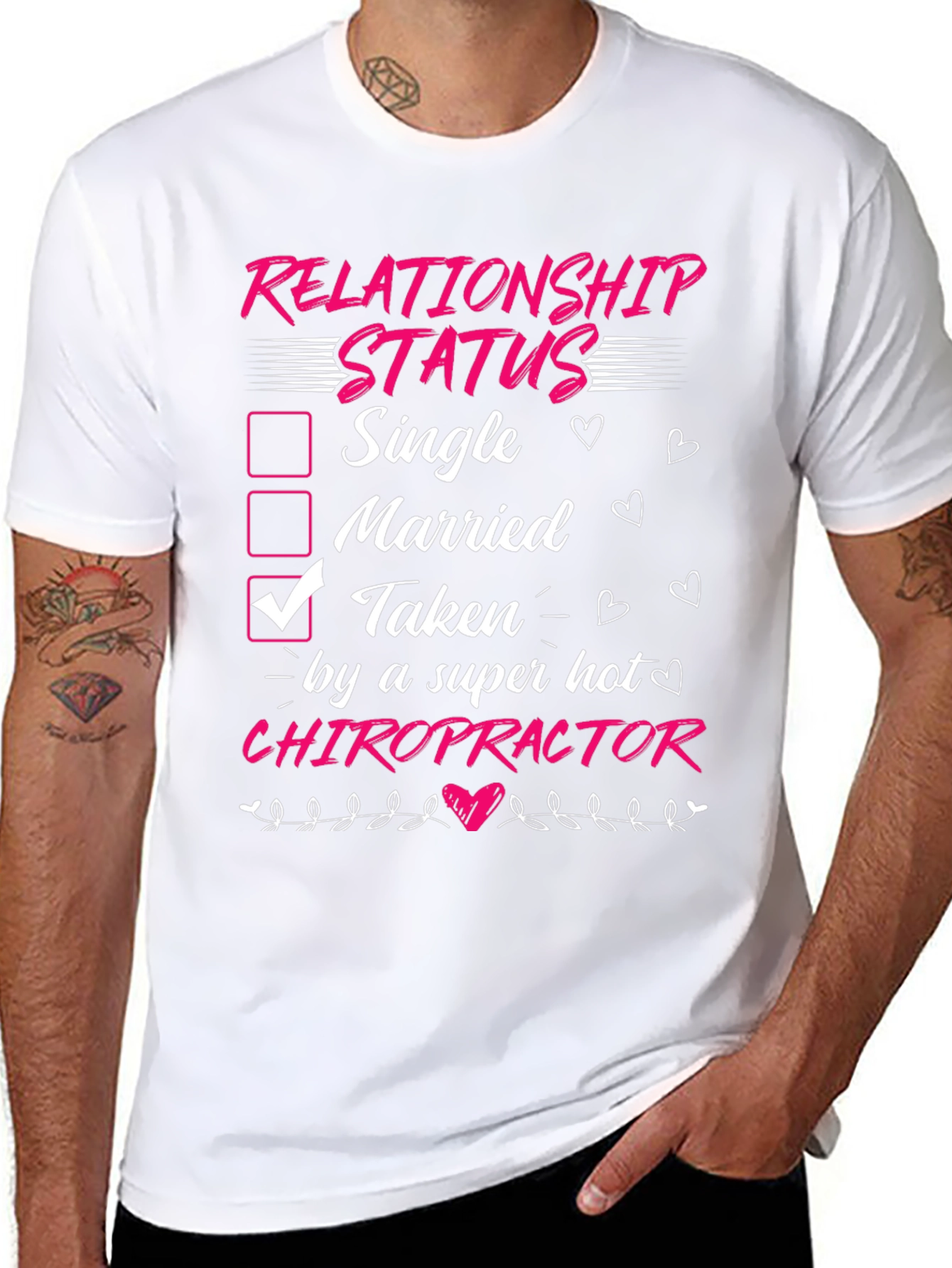 Taken by a Chiropractor Graphic T-Shirt