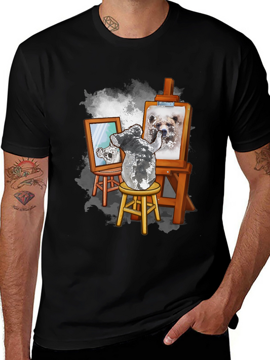 Koala Artist Graphic Tee - Unisex Cotton T-Shirt