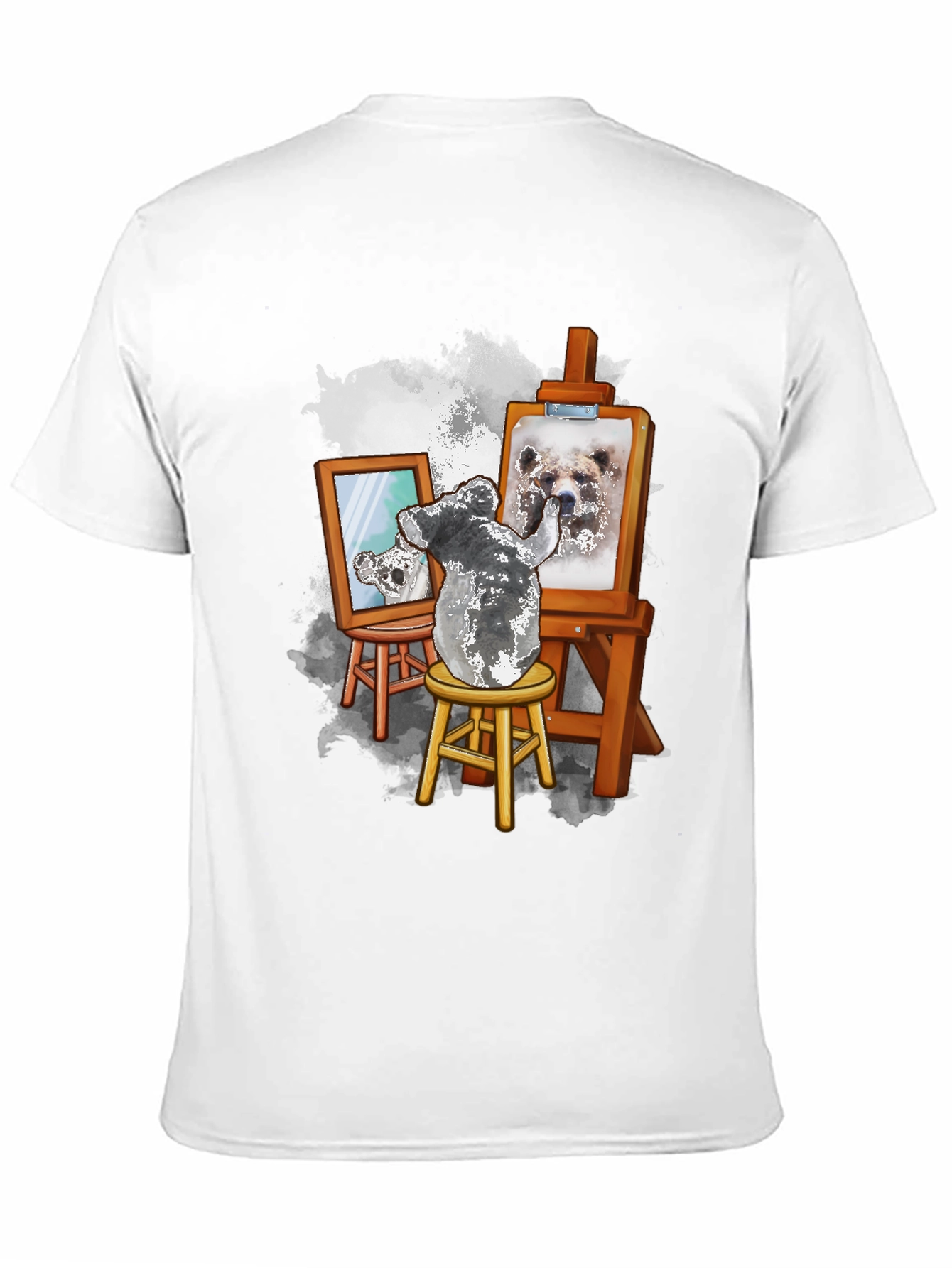 Koala Artist Graphic Tee - Unisex Cotton T-Shirt