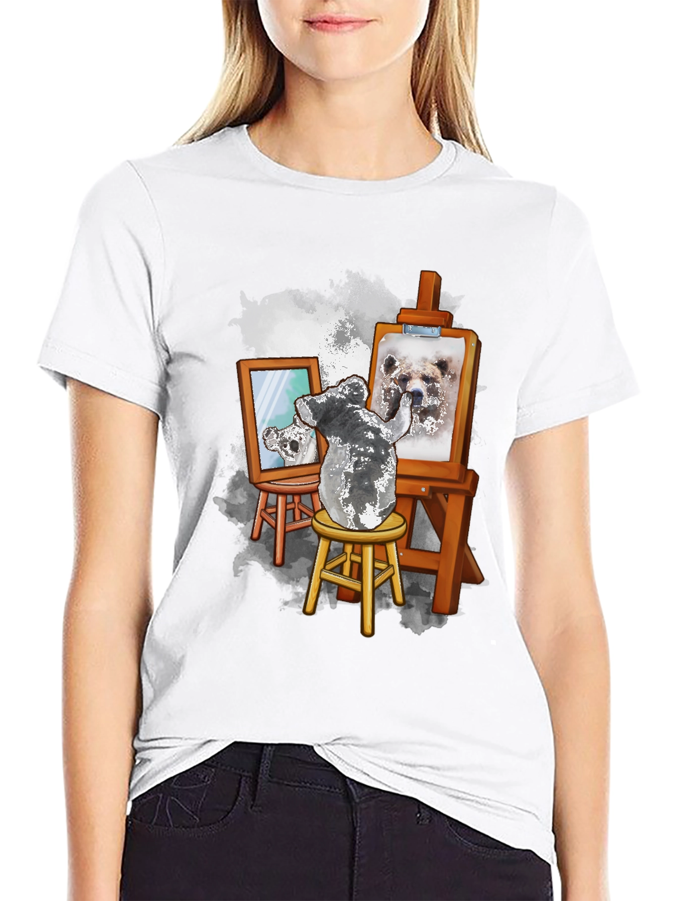 Koala Artist Graphic Tee - Unisex Cotton T-Shirt