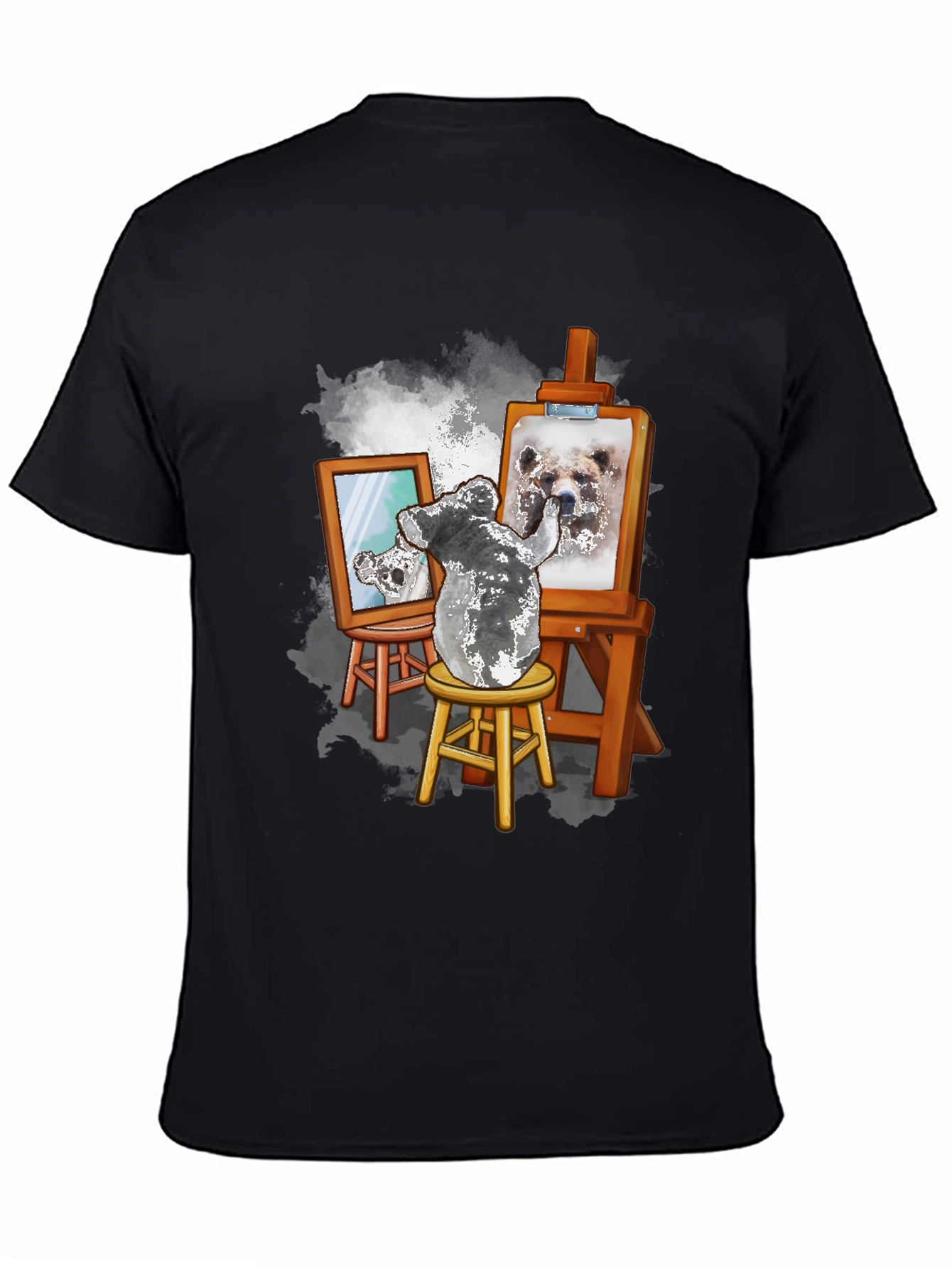 Koala Artist Graphic Tee - Unisex Cotton T-Shirt