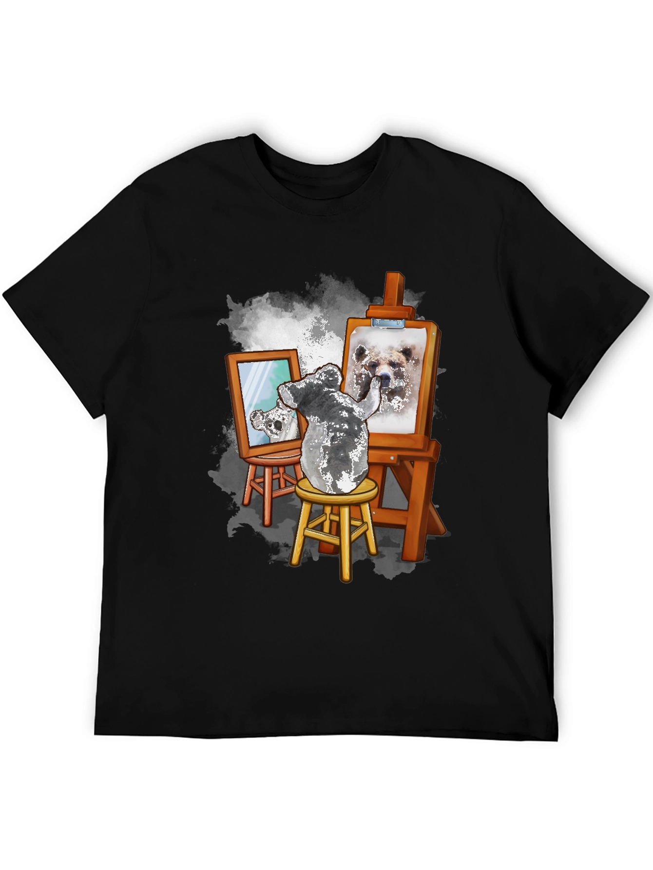 Koala Artist Graphic Tee - Unisex Cotton T-Shirt