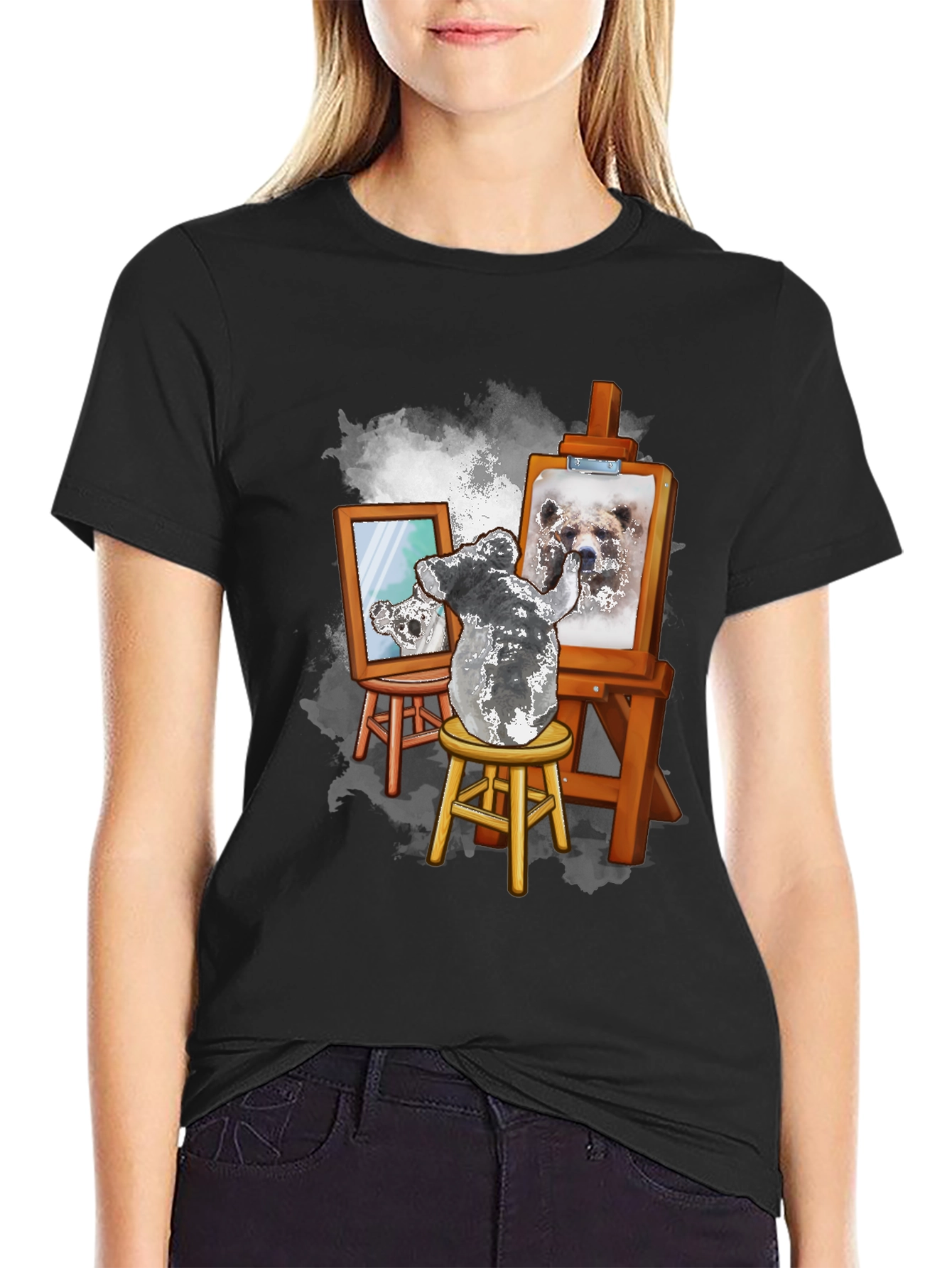 Koala Artist Graphic Tee - Unisex Cotton T-Shirt