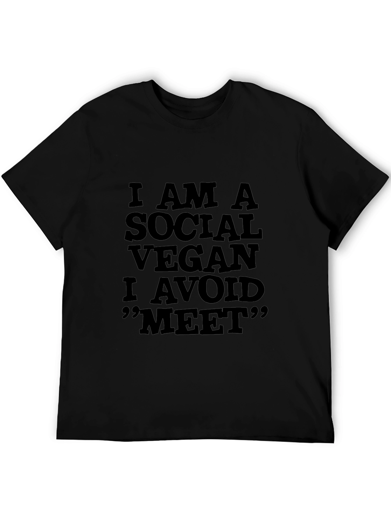 Social Vegan T-Shirt - Funny Vegan Tee