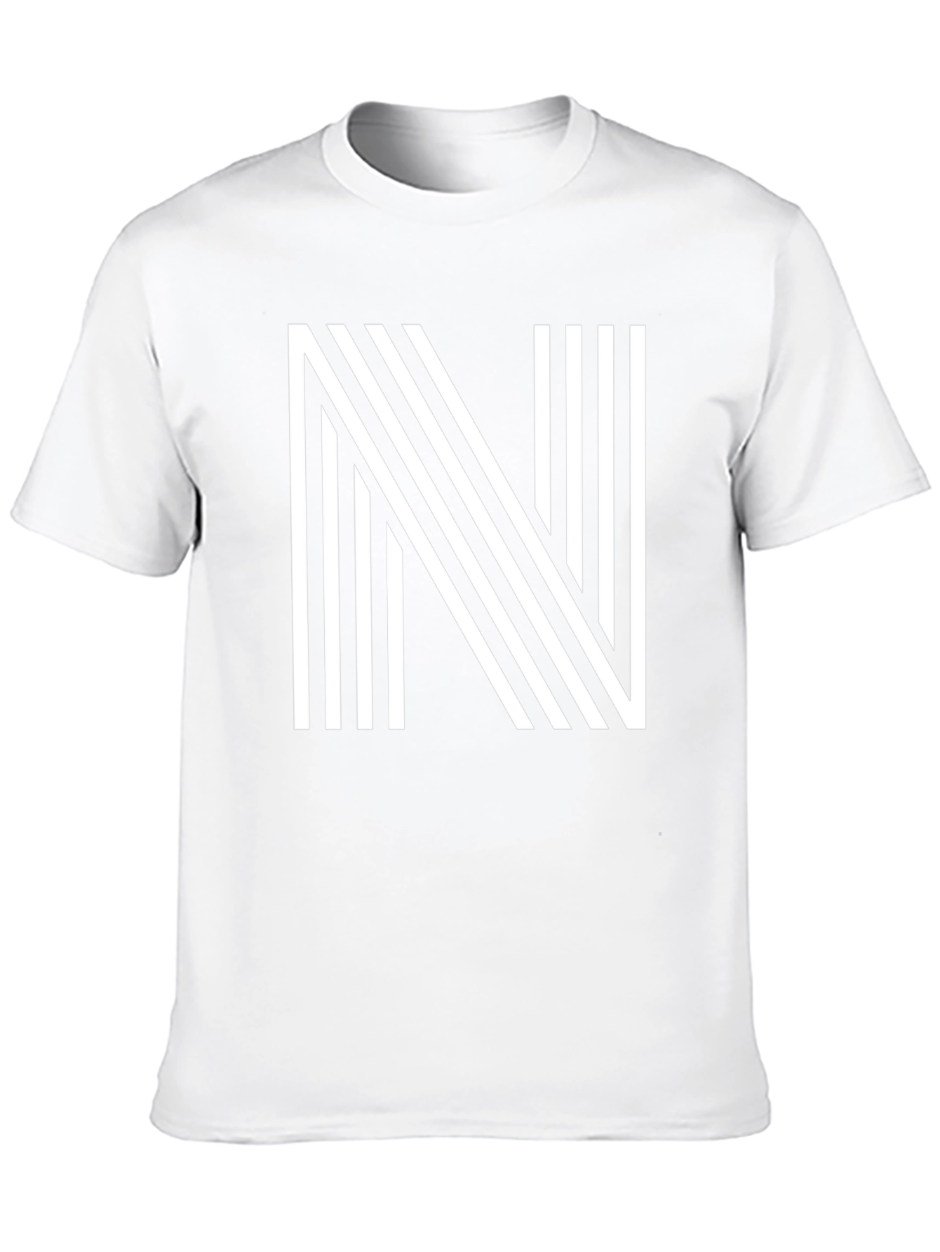 Stripped N Graphic Tee - Classic Casual Style