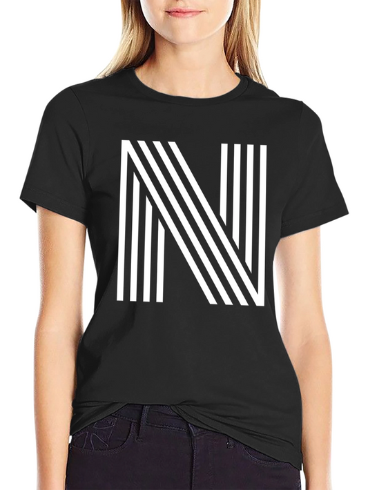 Stripped N Graphic Tee - Classic Casual Style