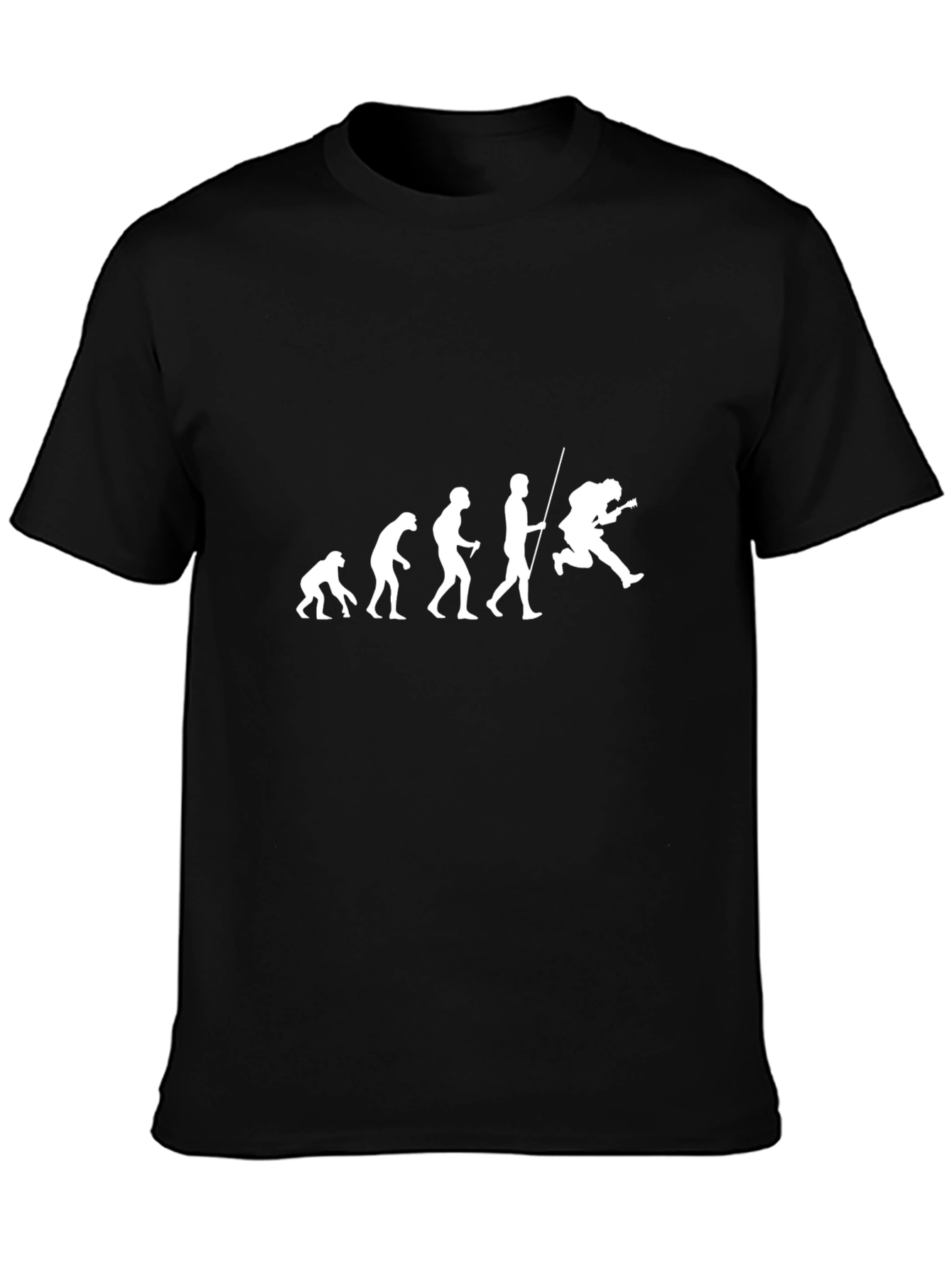 Evolution of Rock T-Shirt - Black Graphic Tee