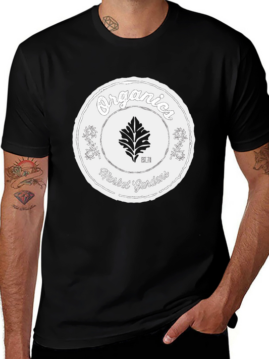 Organic Market Gardens Black T-Shirt