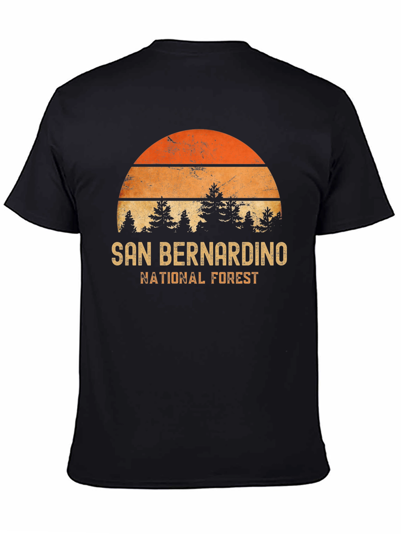 San Bernardino National Forest Retro T-Shirt