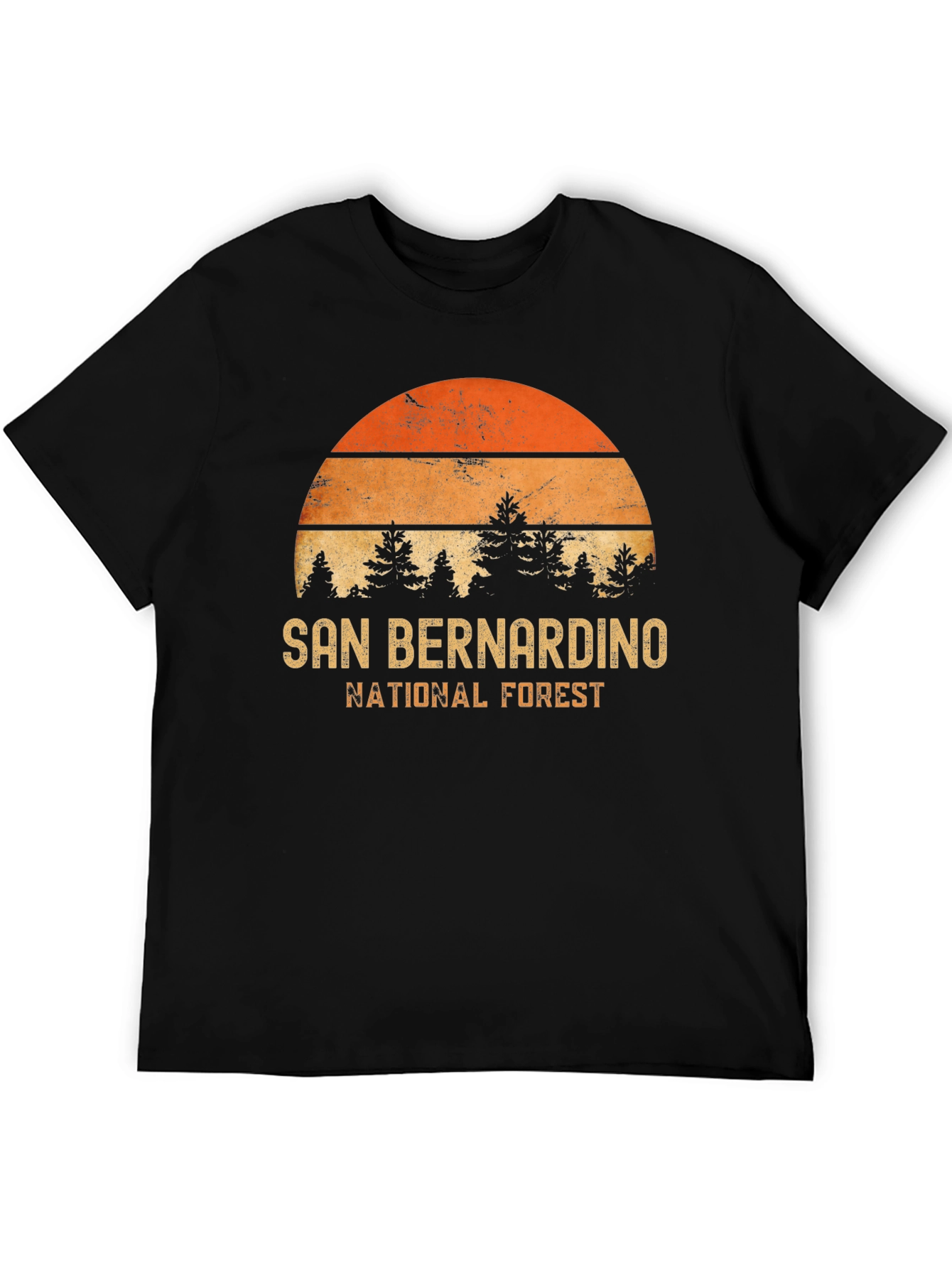 San Bernardino National Forest Retro T-Shirt