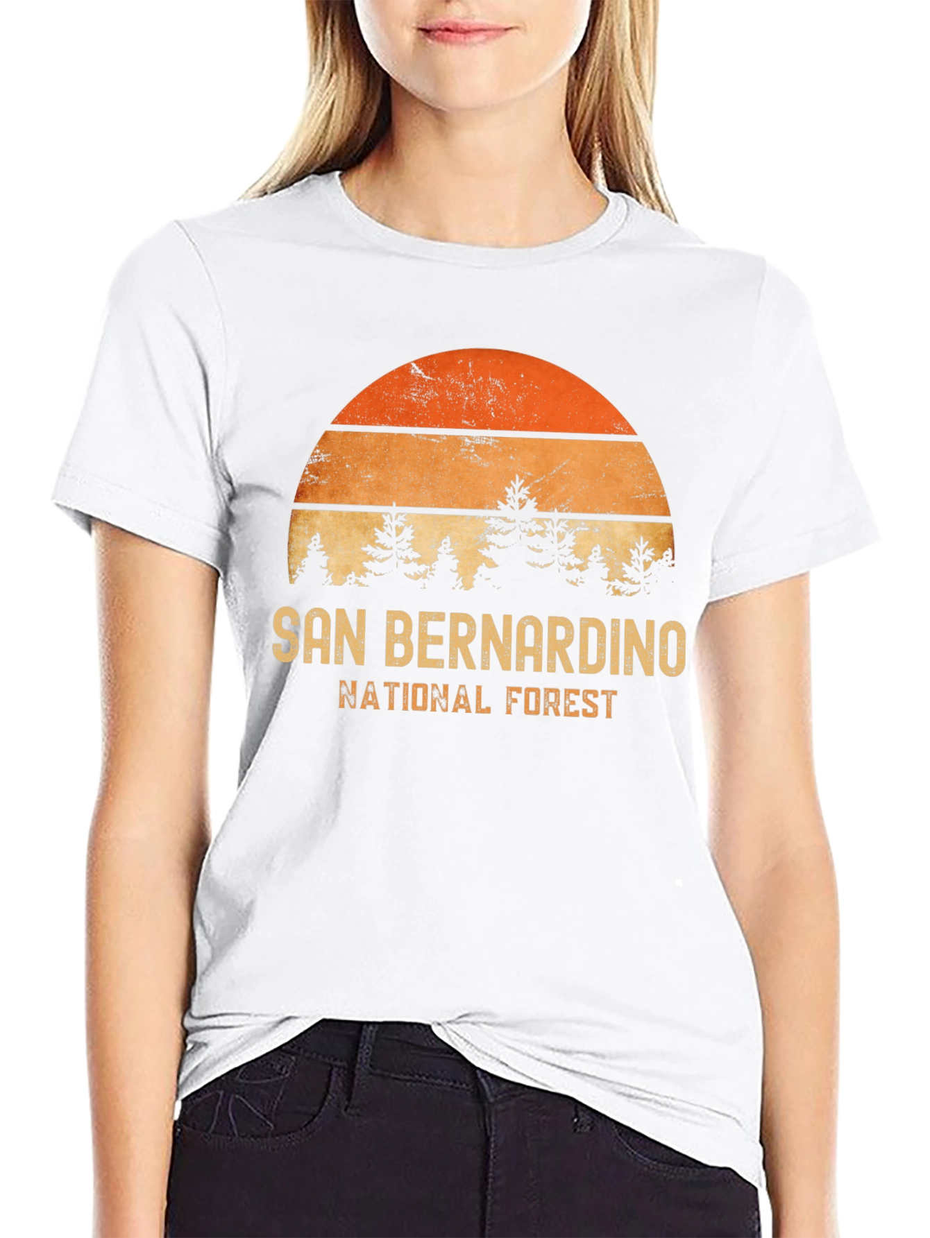 San Bernardino National Forest Retro T-Shirt