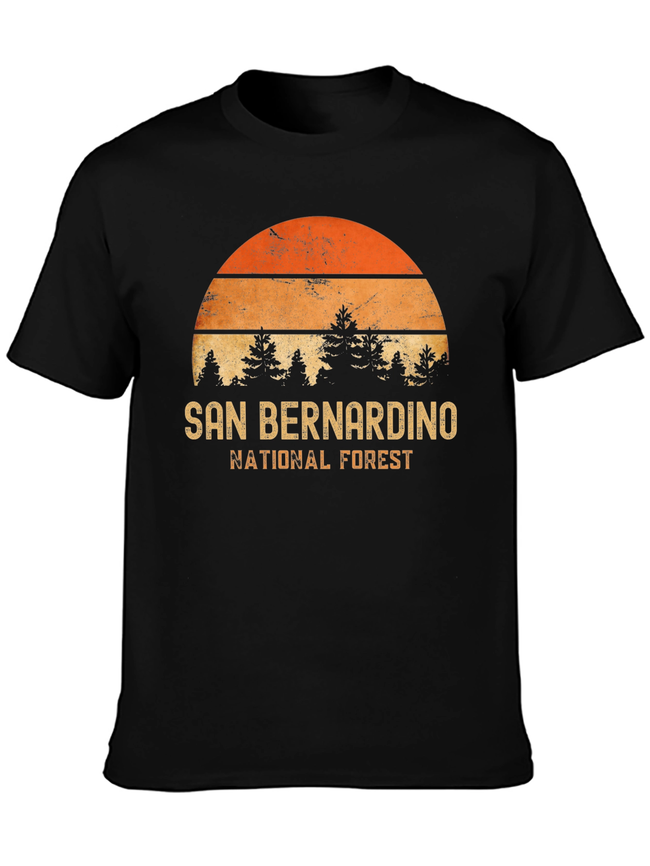 San Bernardino National Forest Retro T-Shirt