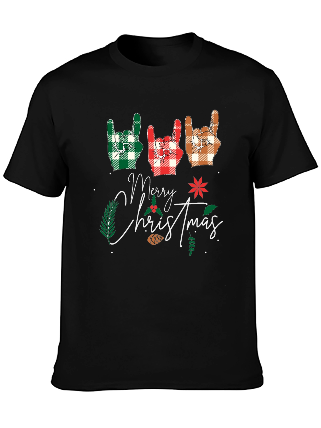 Festive Rock On Christmas T-Shirt