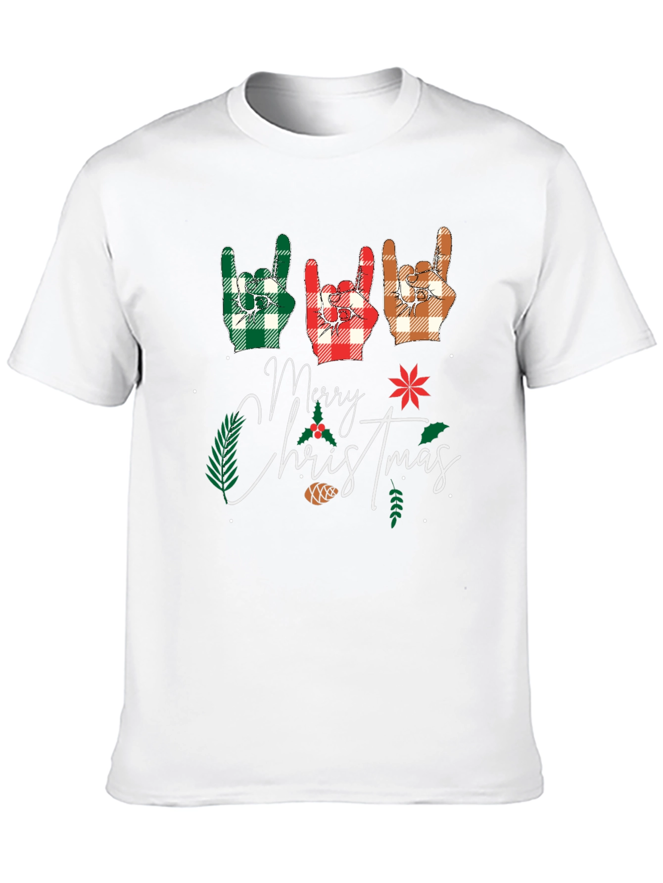 Festive Rock On Christmas T-Shirt