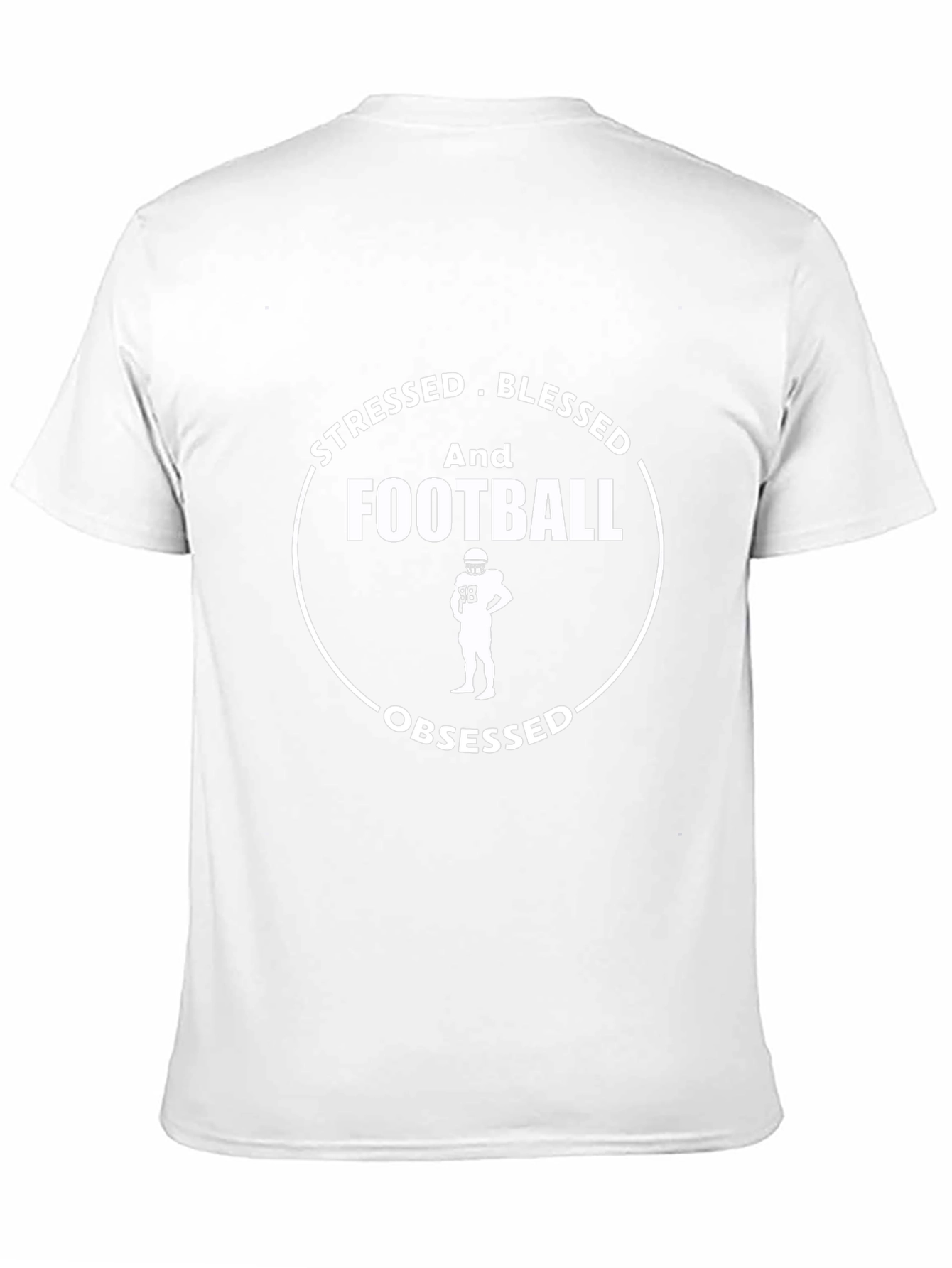 Stressed Blessed Football Obsessed T-Shirt