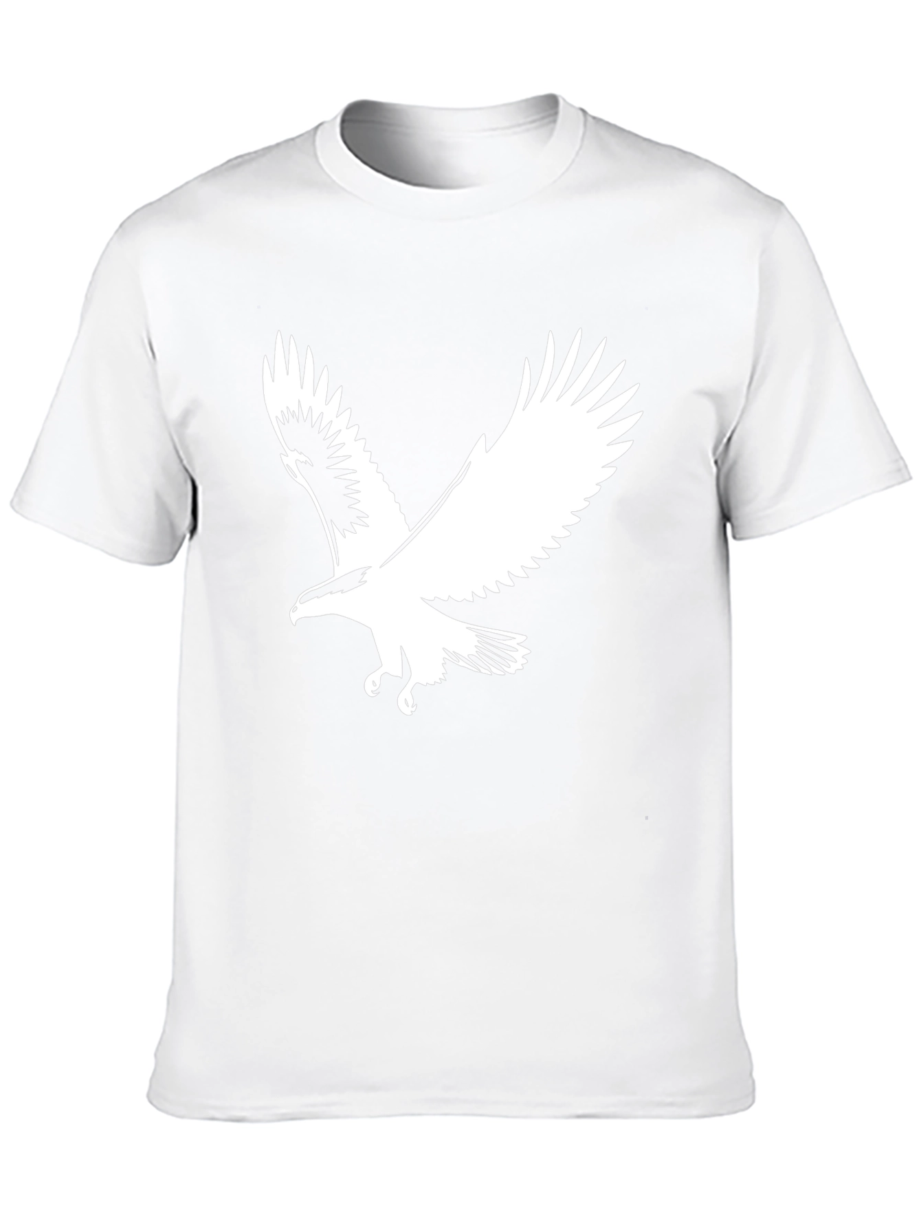 Eagle Graphic T-Shirt - Bold Black Cotton Tee