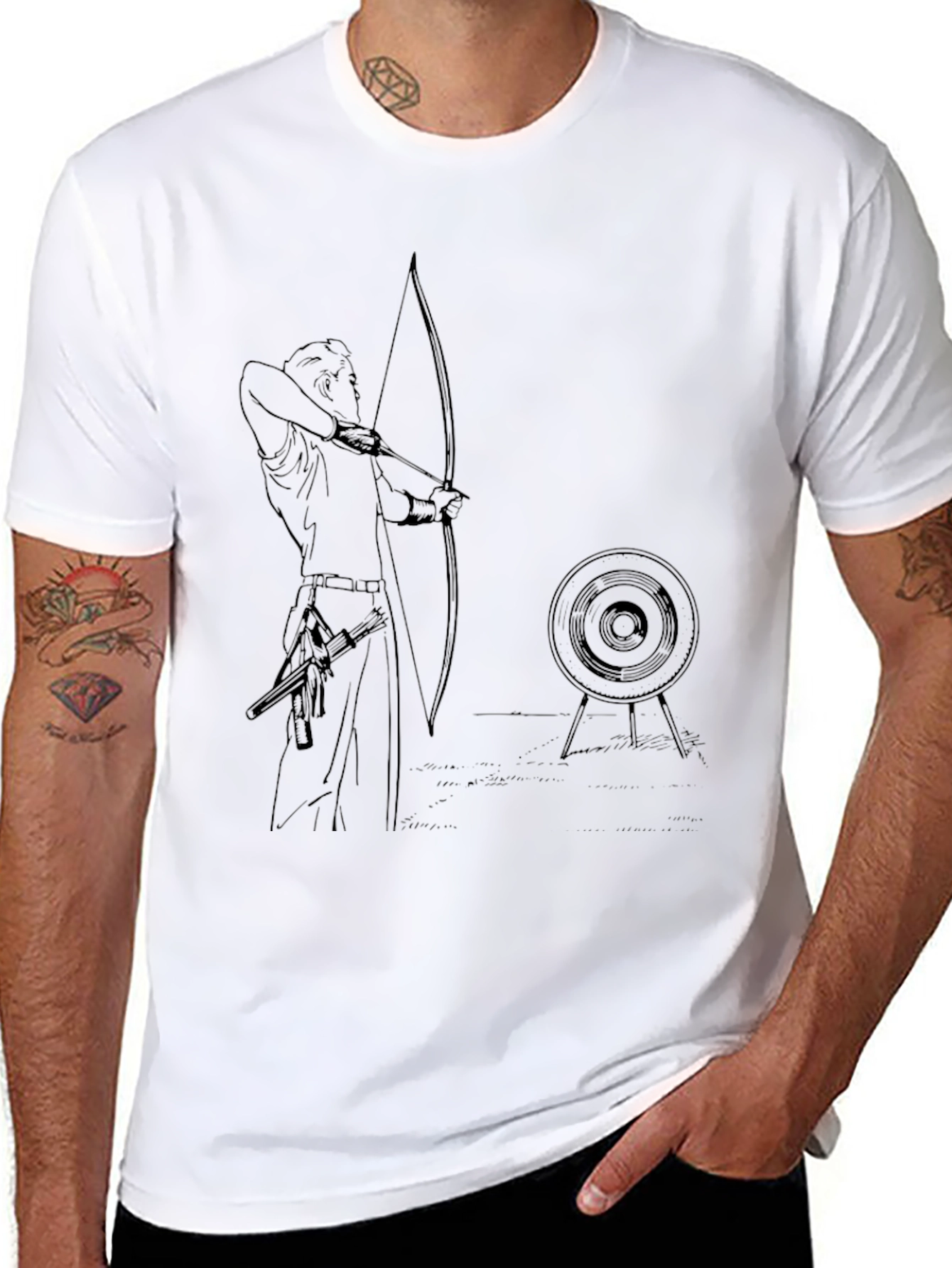Archer Graphic Tee - Classic Archery Design