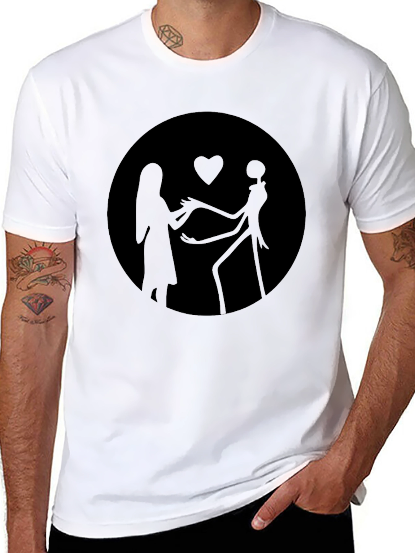 Nightmare Before Christmas Jack & Sally T-Shirt
