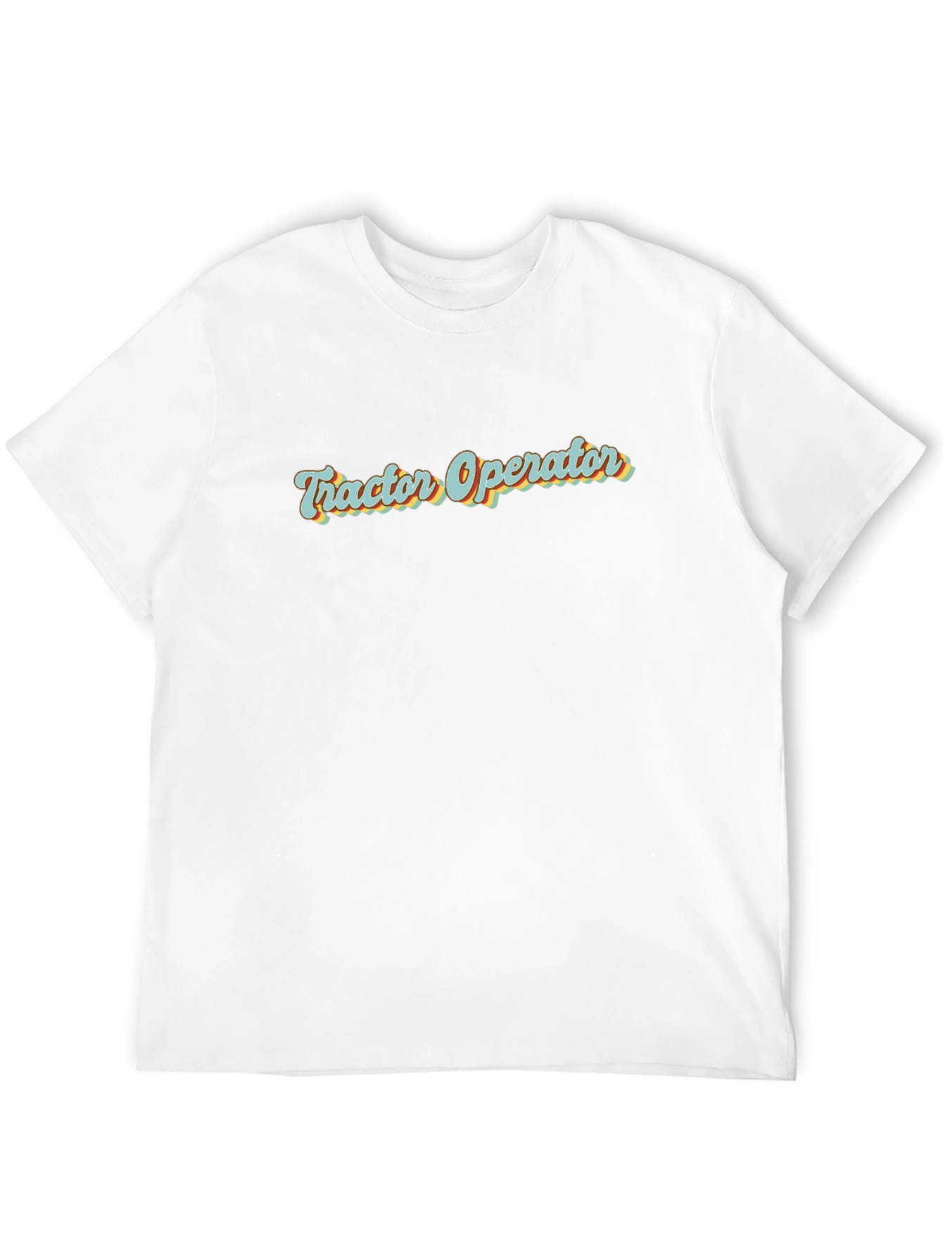 Tractor Operator Retro Graphic T-Shirt