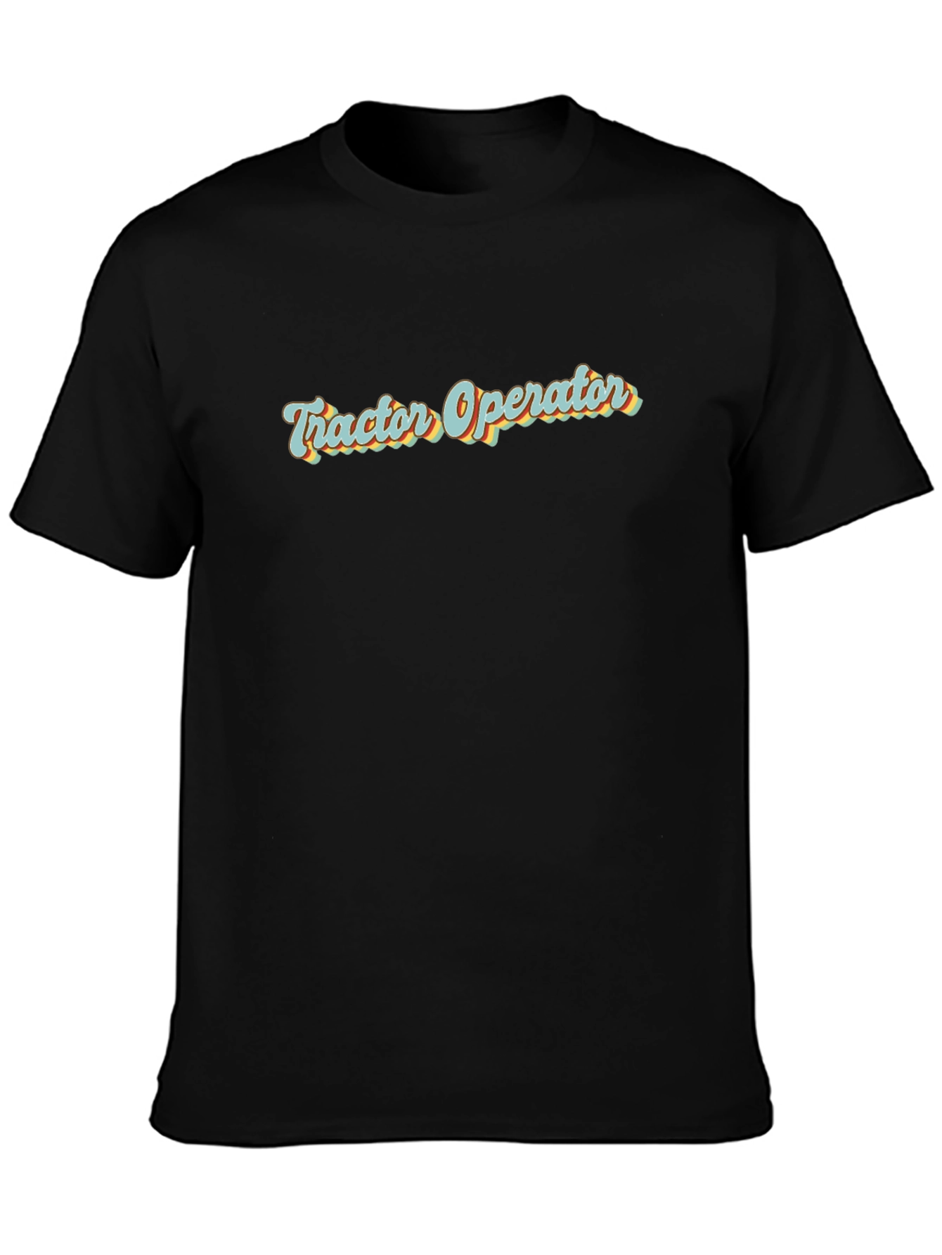 Tractor Operator Retro Graphic T-Shirt