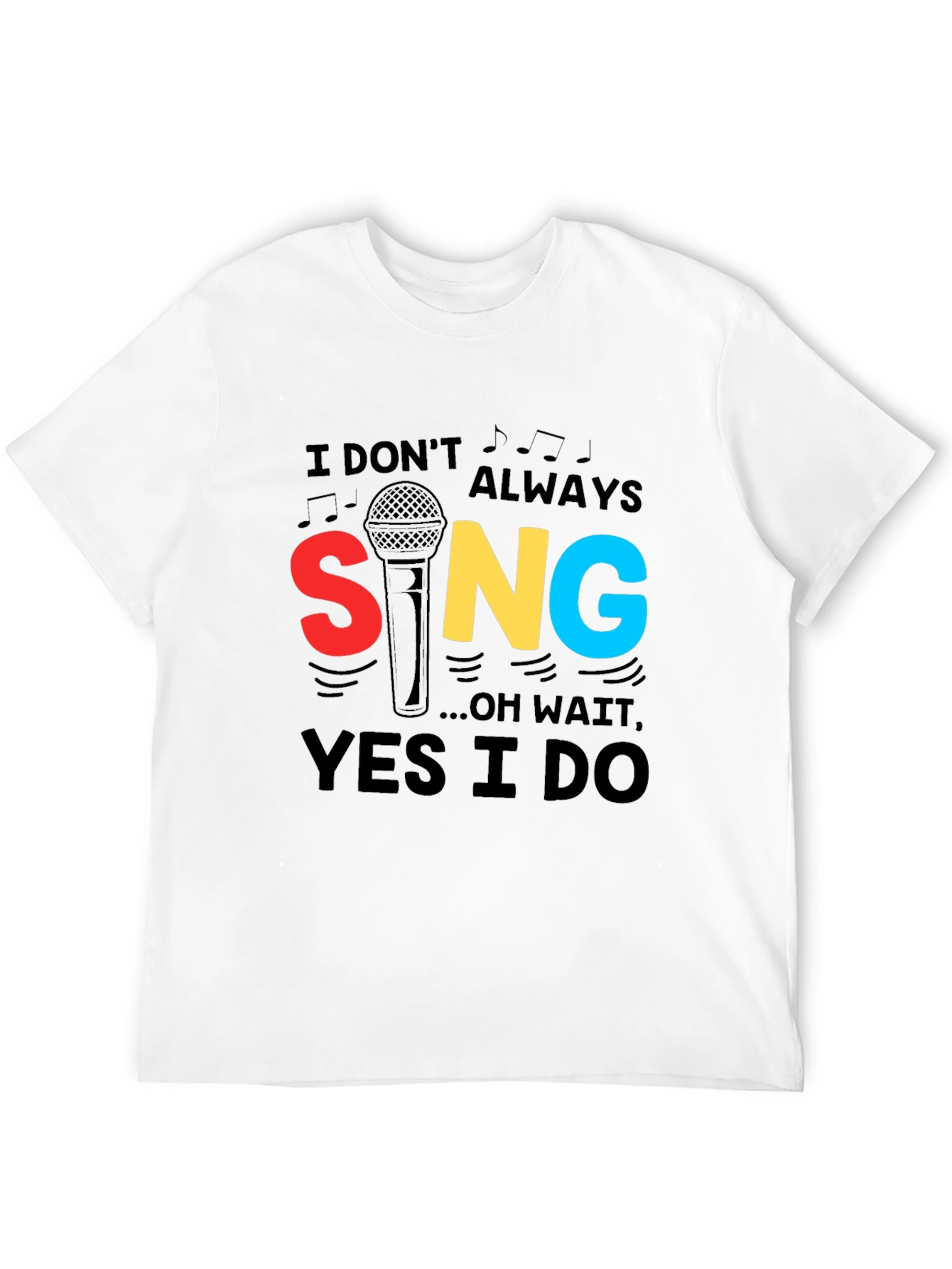 Singers Statement Black T-Shirt