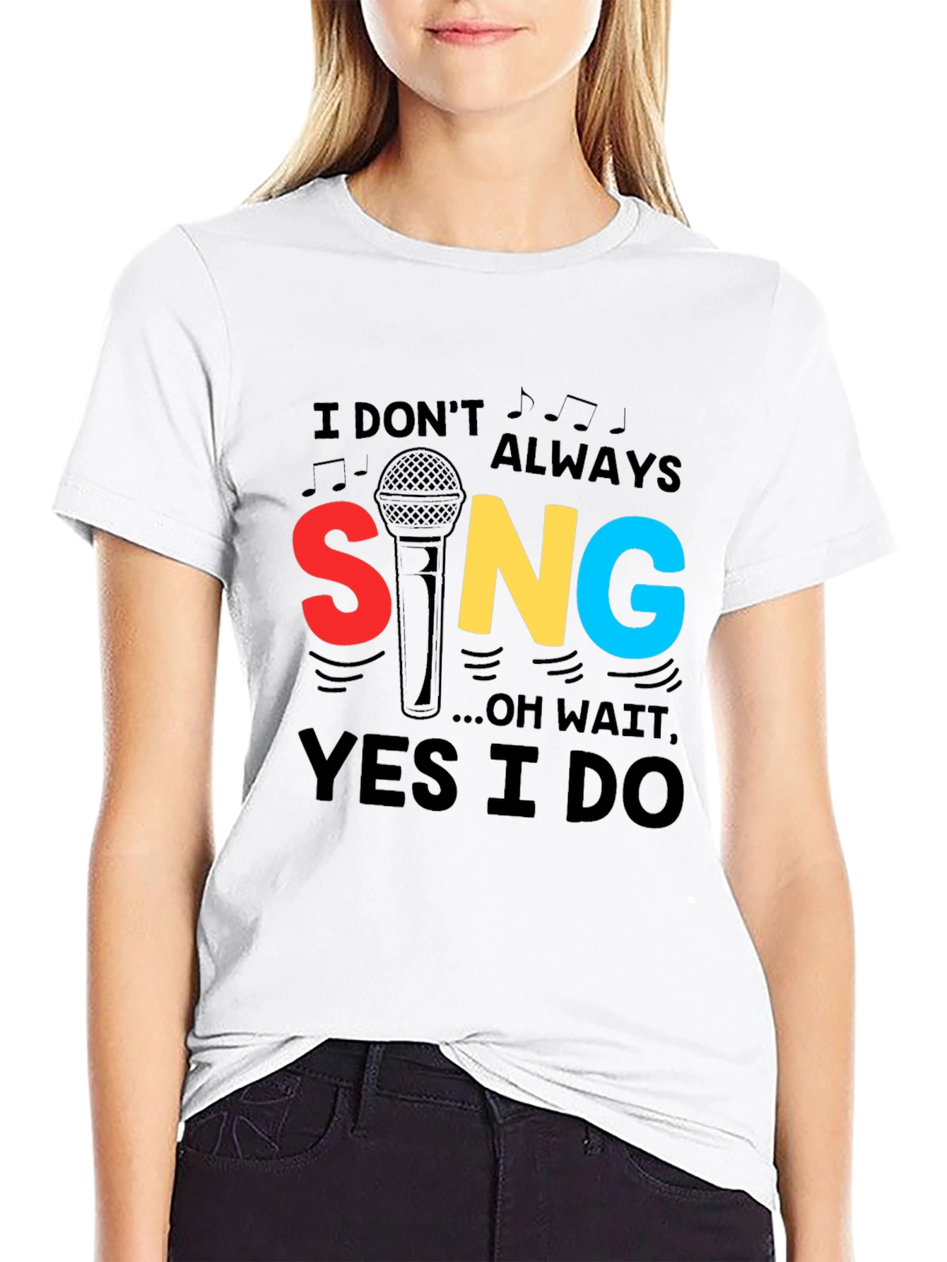 Singers Statement Black T-Shirt