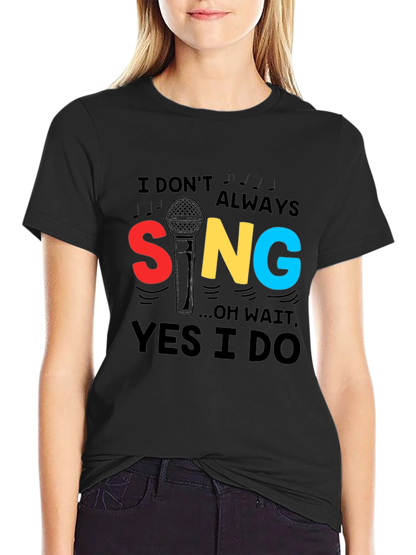 Singers Statement Black T-Shirt