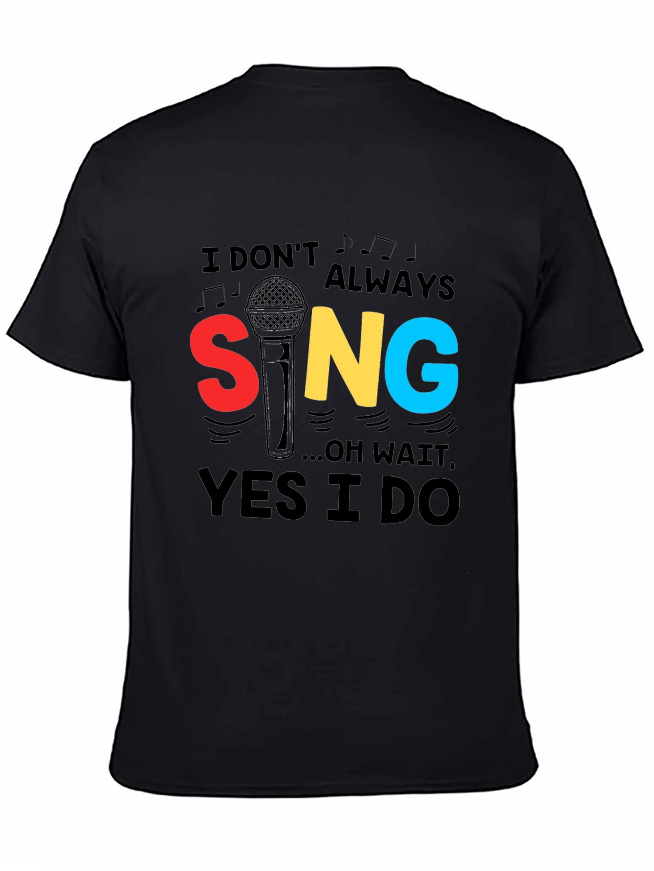 Singers Statement Black T-Shirt